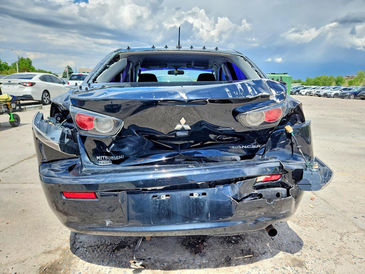 2015 Mitsubishi Lancer Se Black vin: JA32V2FW2FU021174