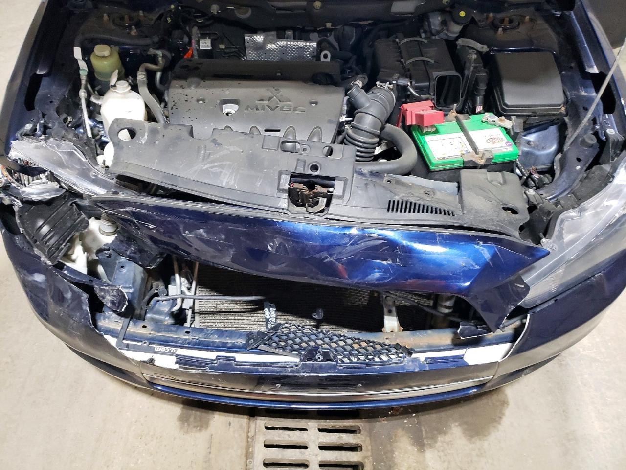 2014 Mitsubishi Lancer Se Blue vin: JA32V2FW3EU021716