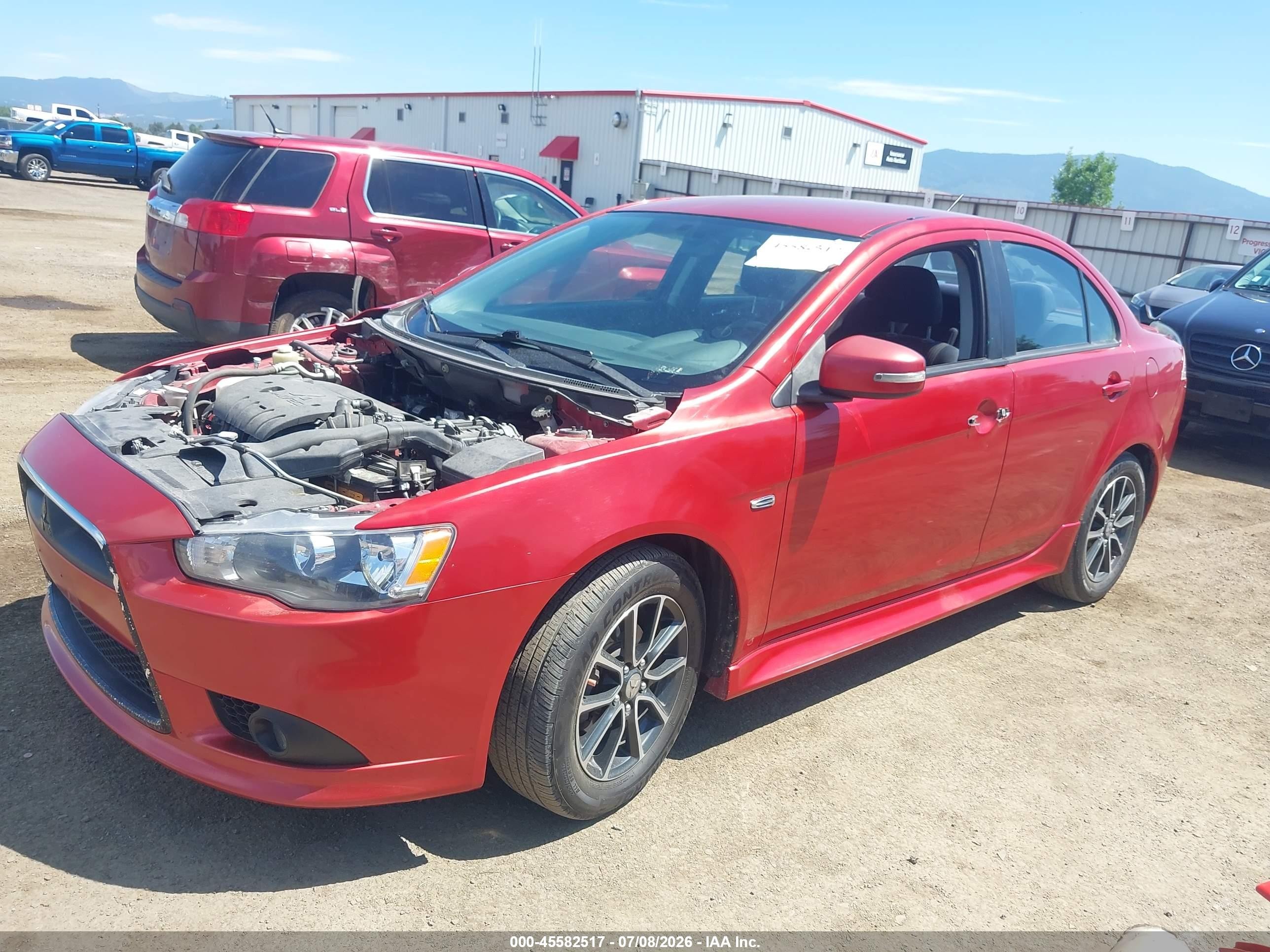 2015 Mitsubishi Lancer Se Красный vin: JA32V2FW3FU011124