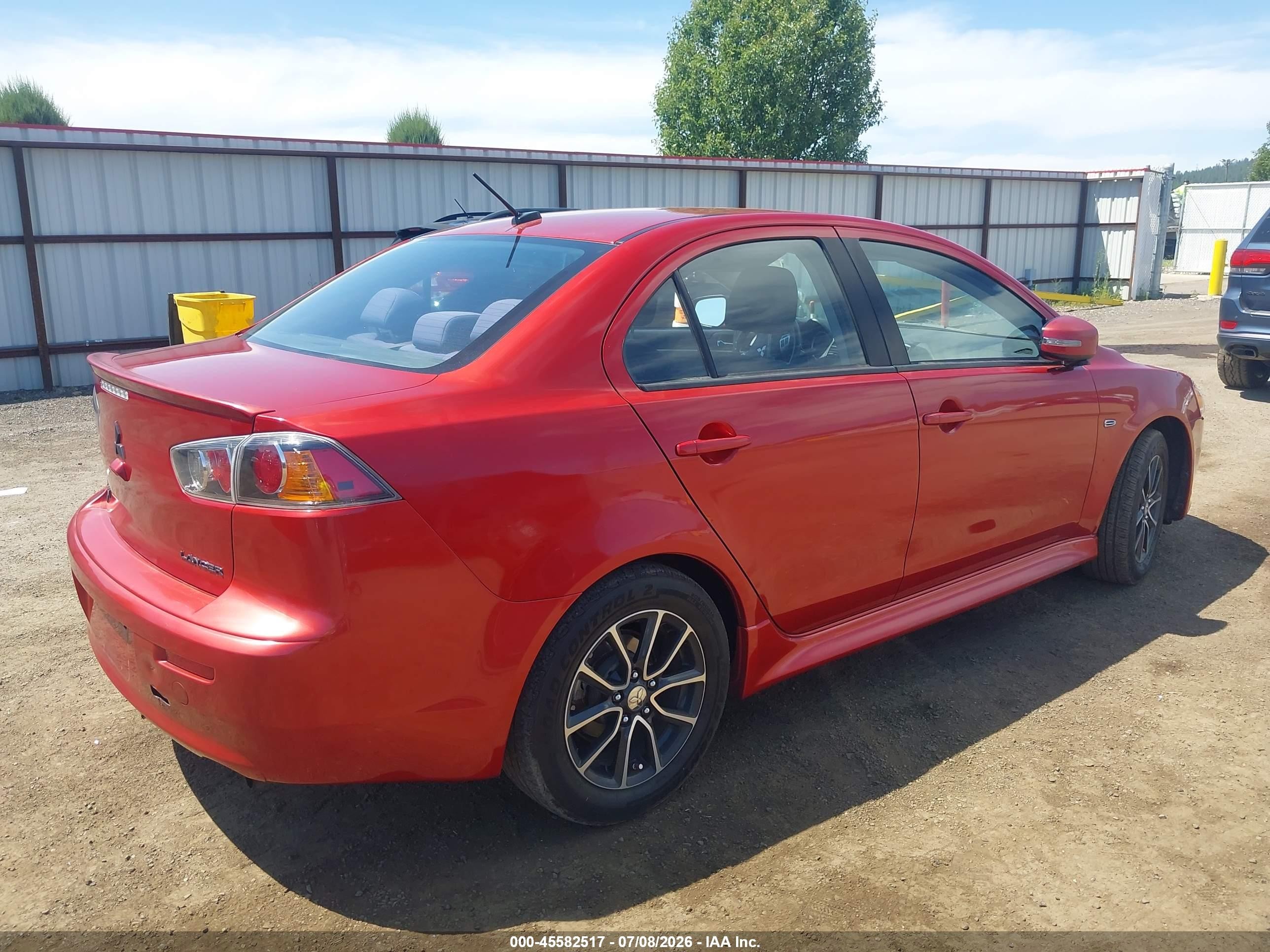 2015 Mitsubishi Lancer Se Красный vin: JA32V2FW3FU011124