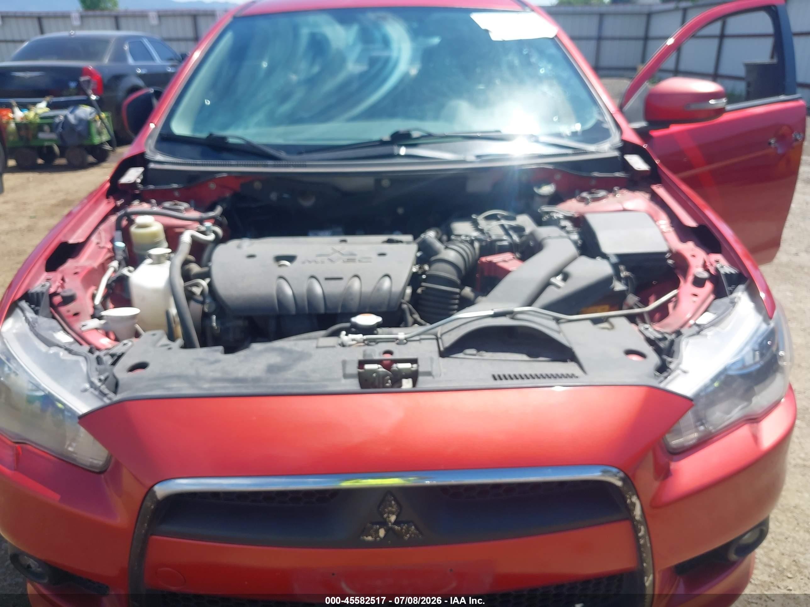 2015 Mitsubishi Lancer Se Красный vin: JA32V2FW3FU011124