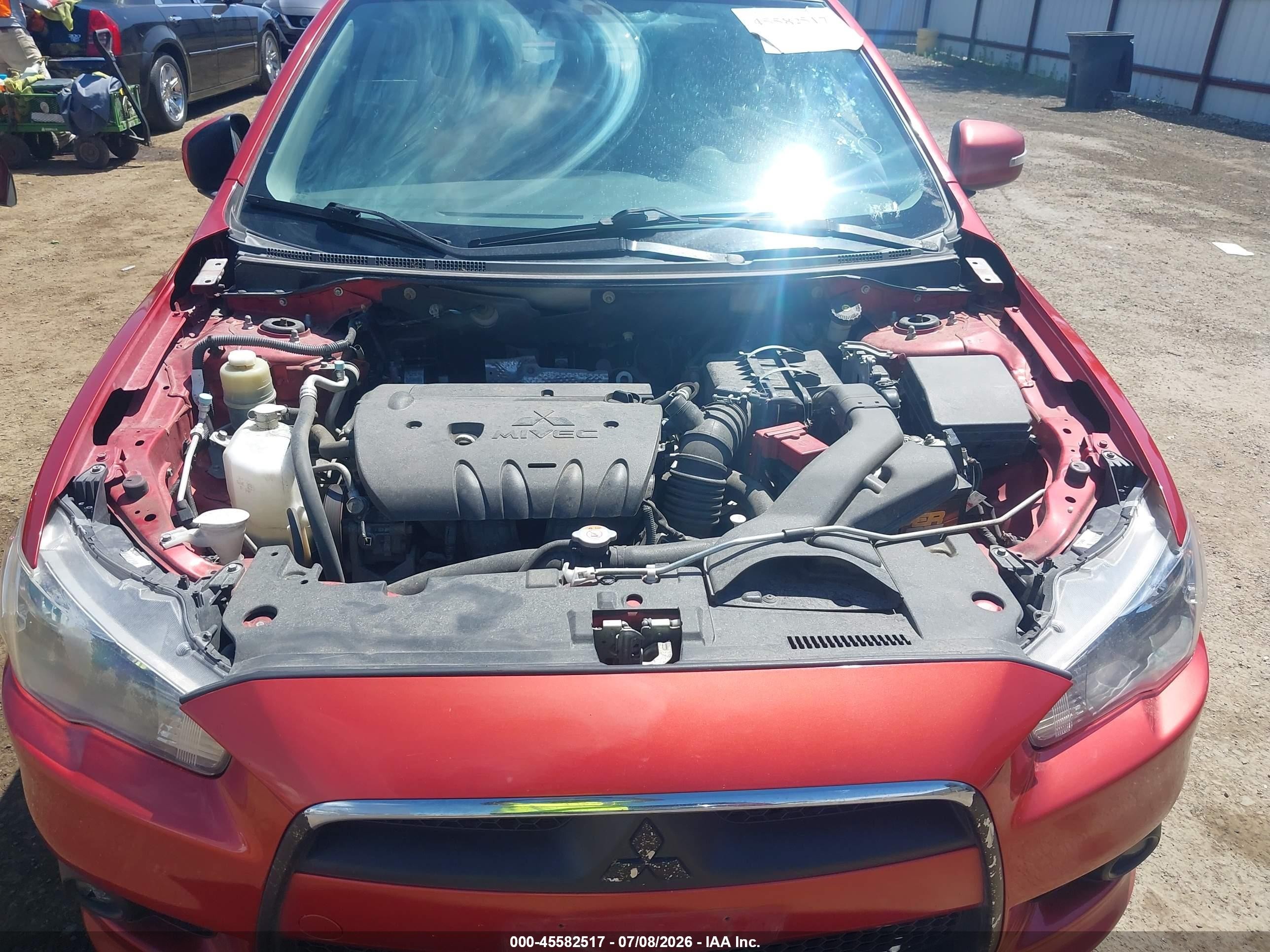 2015 Mitsubishi Lancer Se Красный vin: JA32V2FW3FU011124