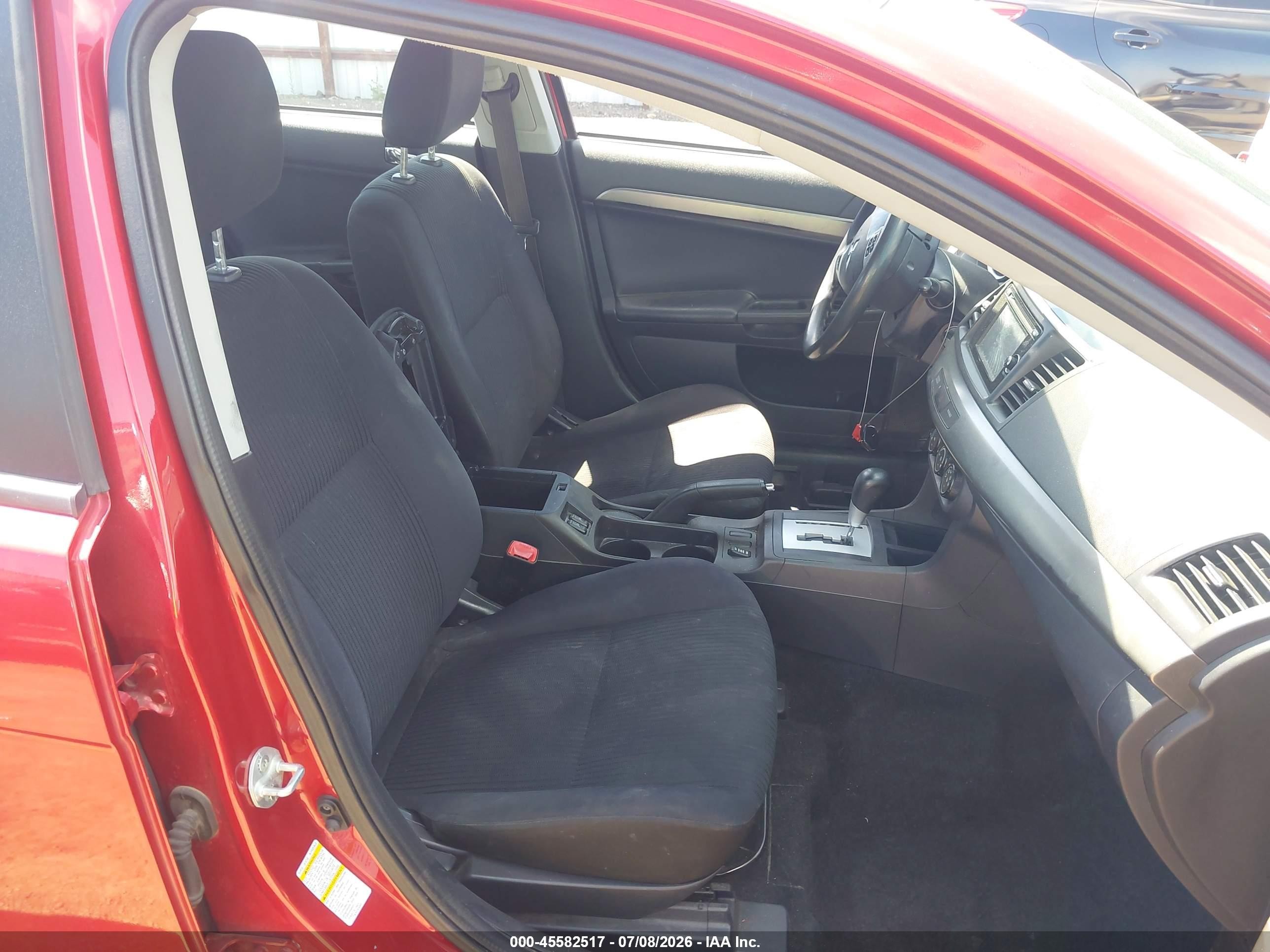 2015 Mitsubishi Lancer Se Красный vin: JA32V2FW3FU011124