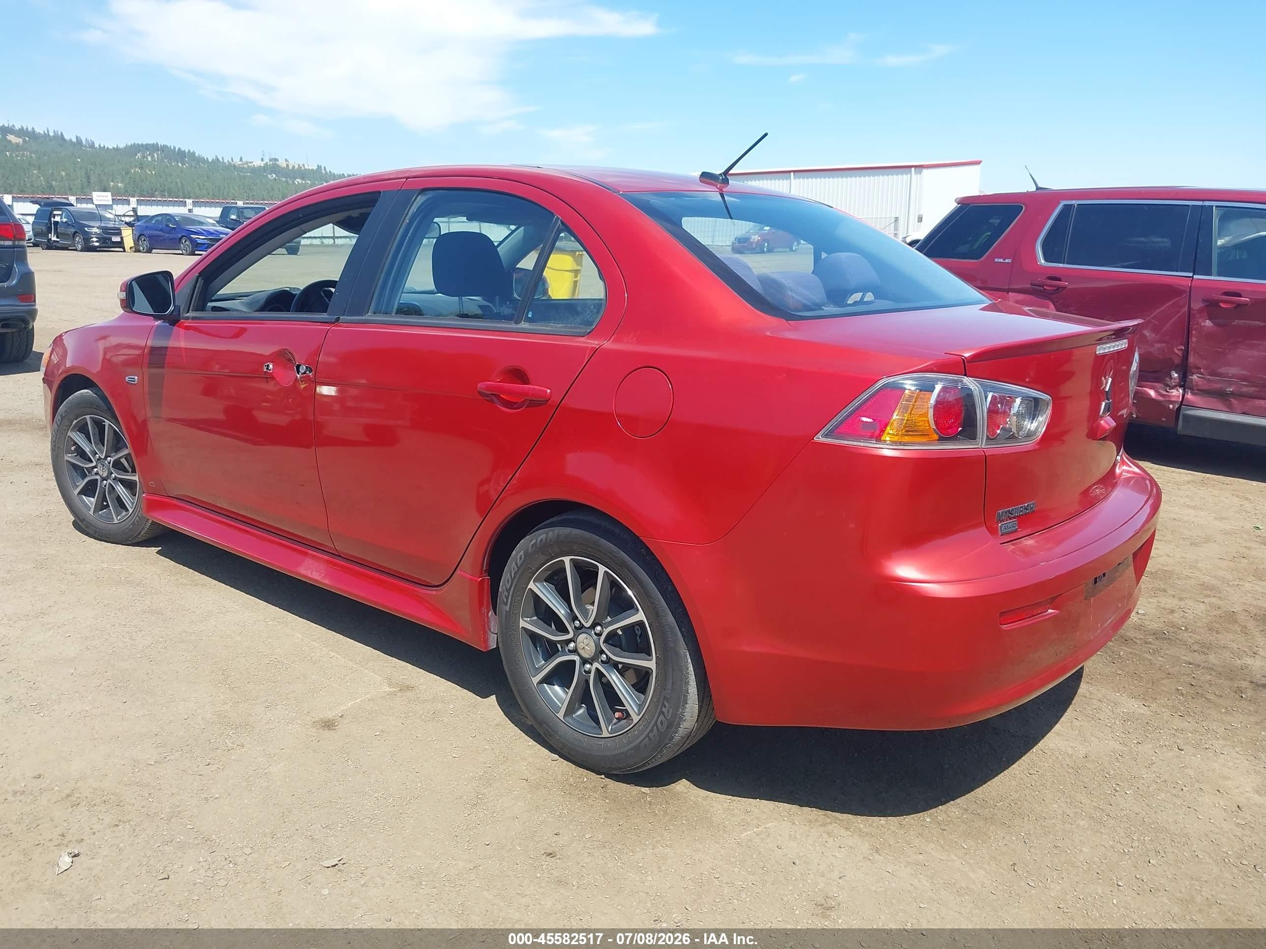 2015 Mitsubishi Lancer Se Красный vin: JA32V2FW3FU011124