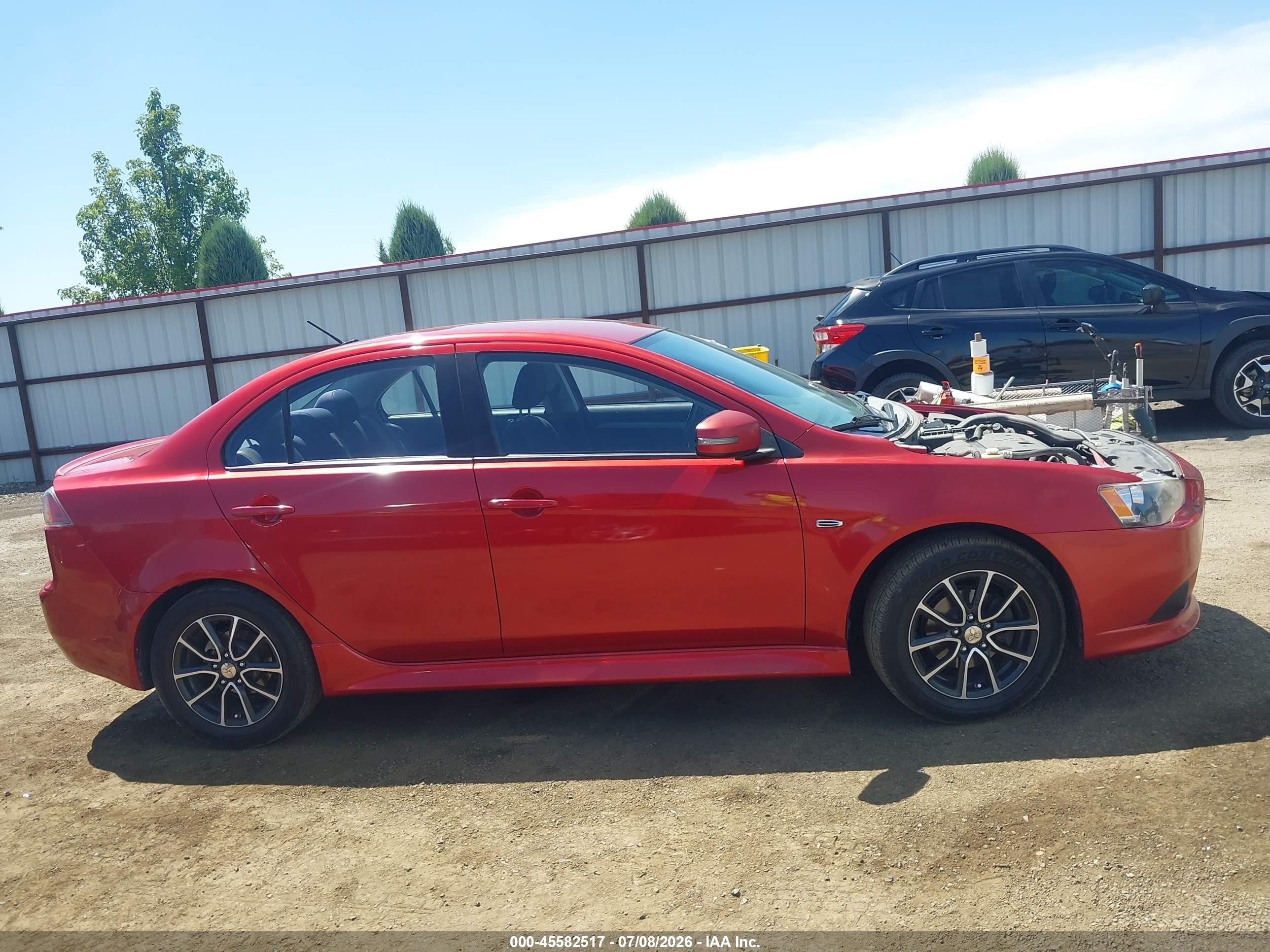 2015 Mitsubishi Lancer Se Красный vin: JA32V2FW3FU011124