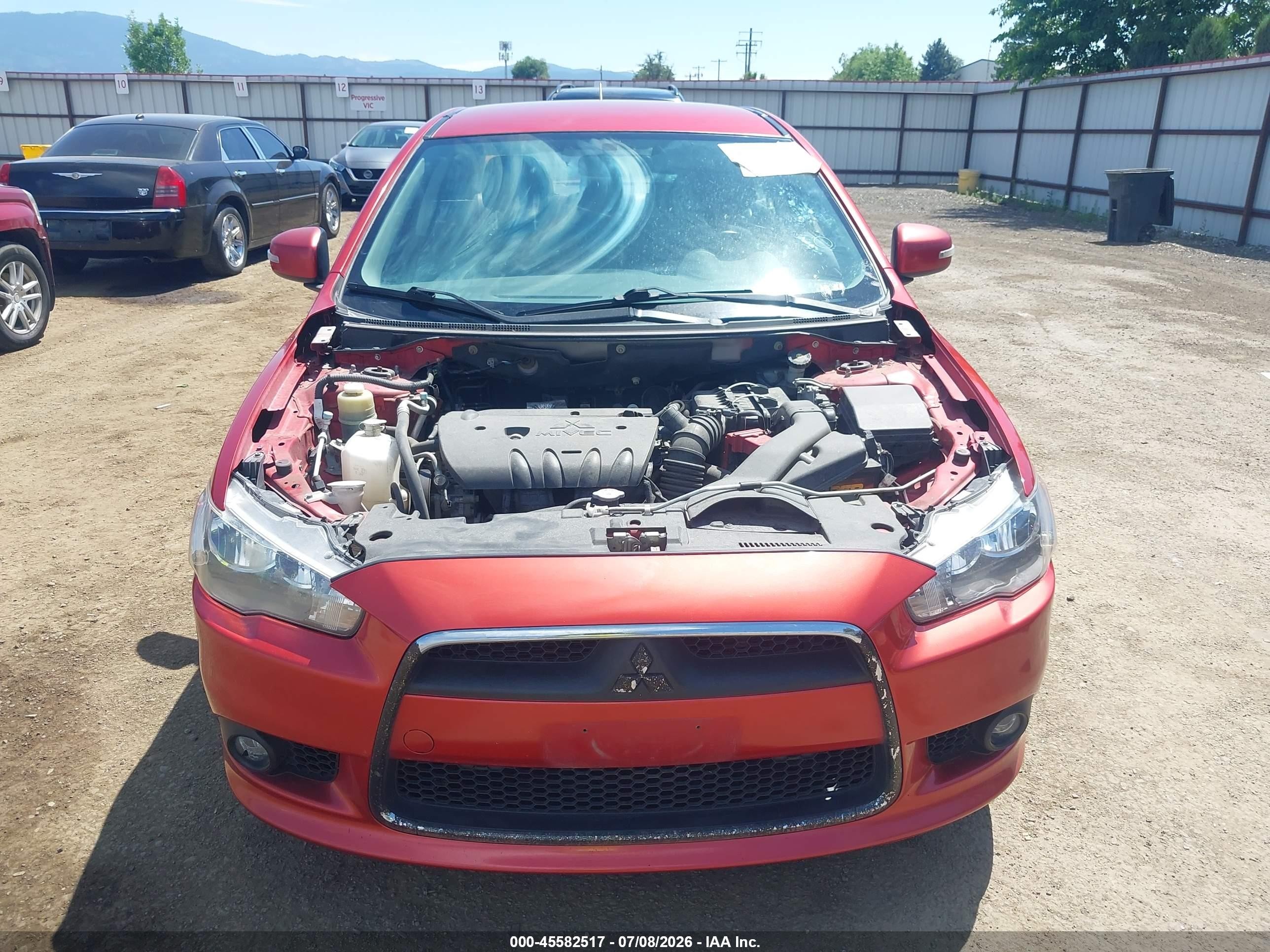 2015 Mitsubishi Lancer Se Красный vin: JA32V2FW3FU011124