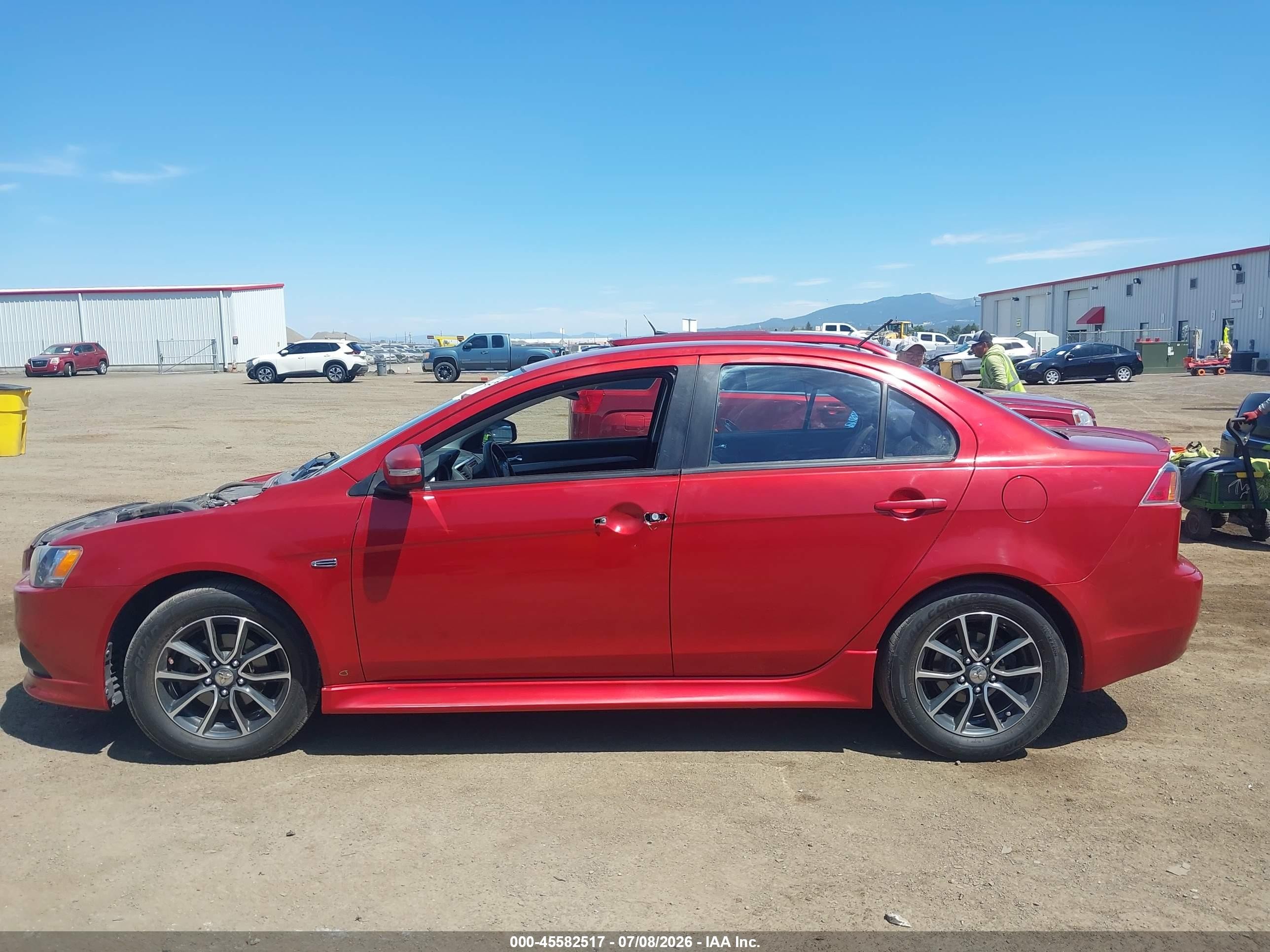 2015 Mitsubishi Lancer Se Красный vin: JA32V2FW3FU011124