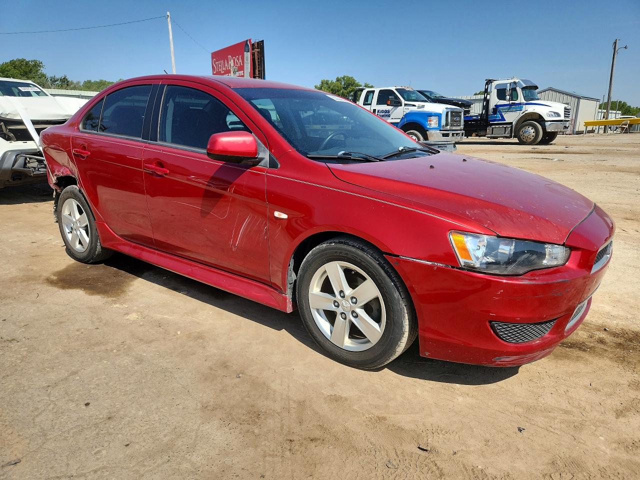 2013 Mitsubishi Lancer Se Red vin: JA32V2FW4DU009167