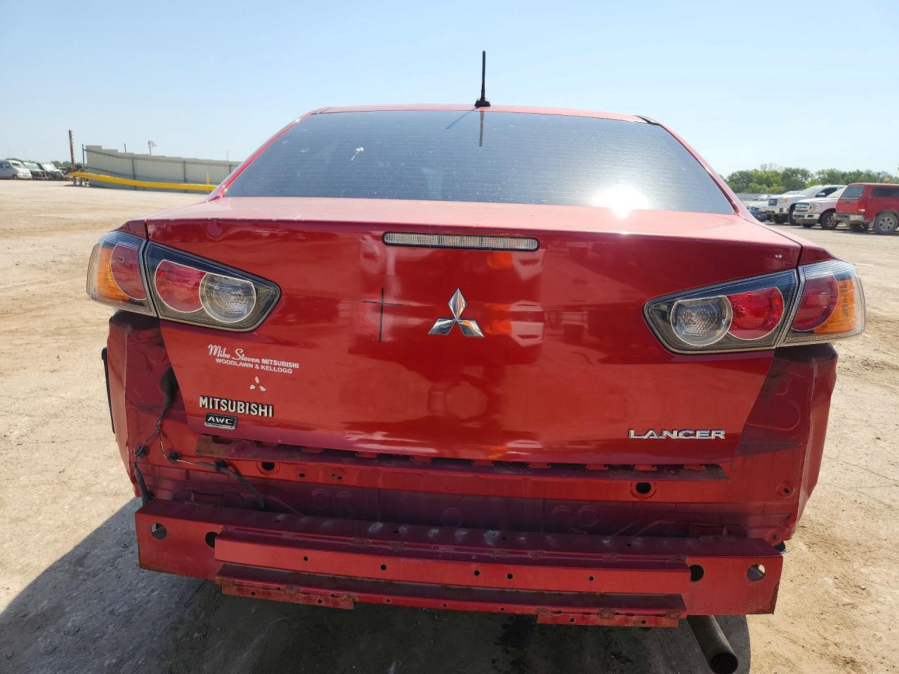 2013 Mitsubishi Lancer Se Red vin: JA32V2FW4DU009167