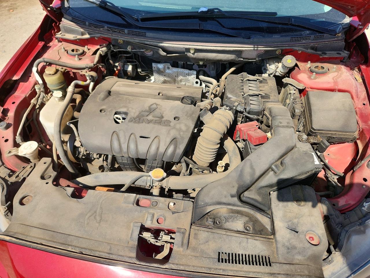 2013 Mitsubishi Lancer Se Red vin: JA32V2FW4DU009167