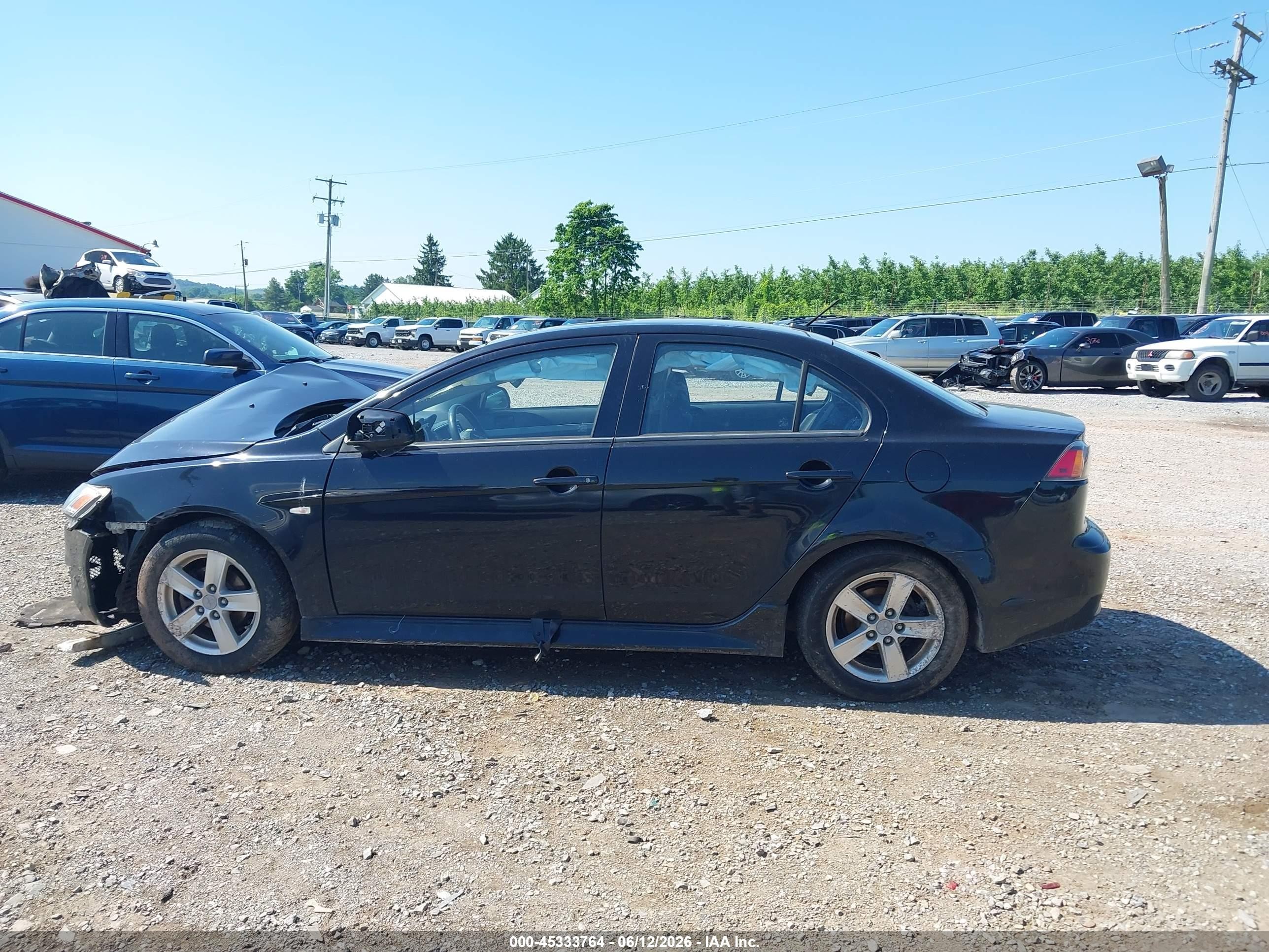 2014 Mitsubishi Lancer Se Black vin: JA32V2FW4EU008621