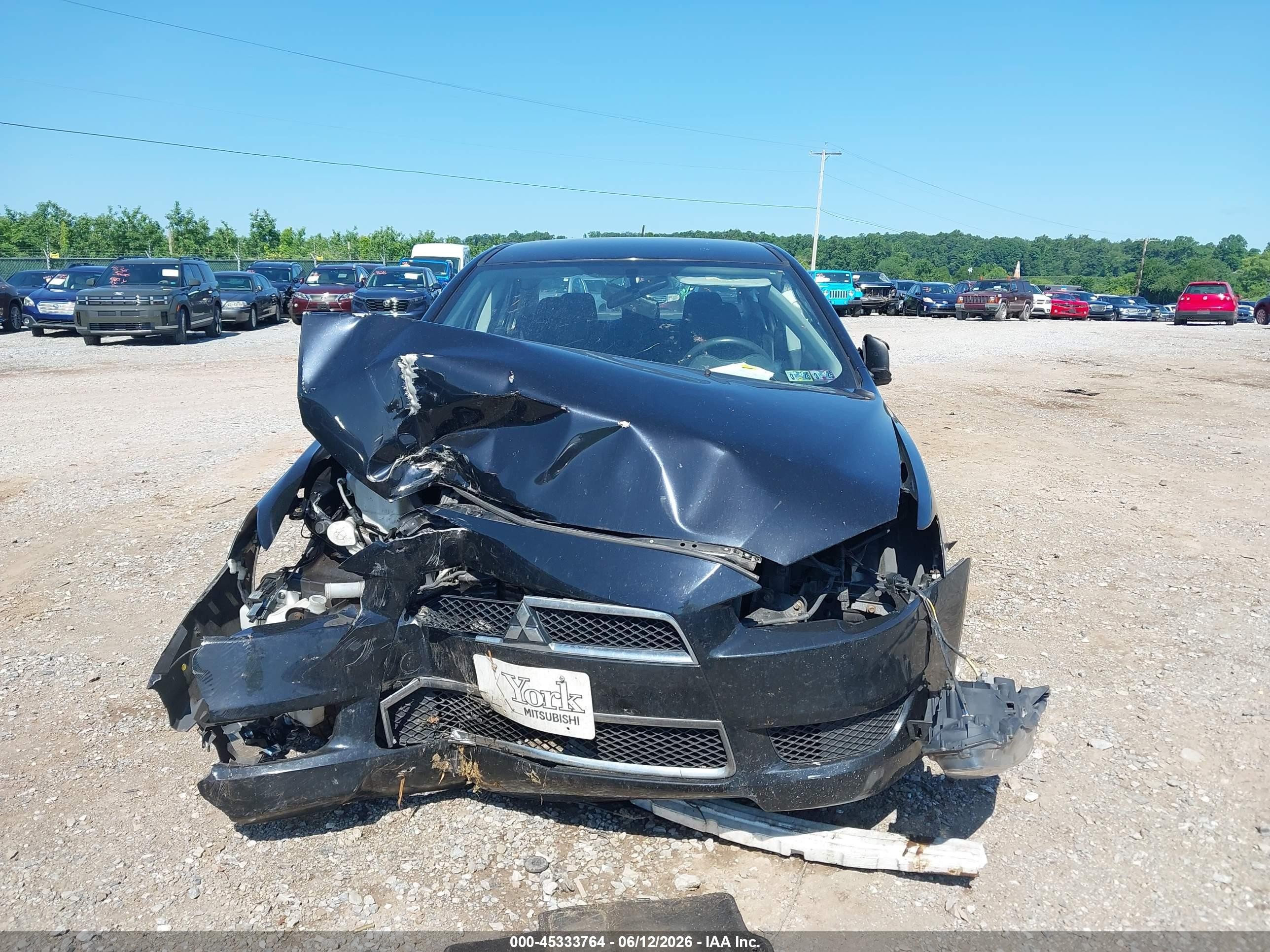 2014 Mitsubishi Lancer Se Black vin: JA32V2FW4EU008621