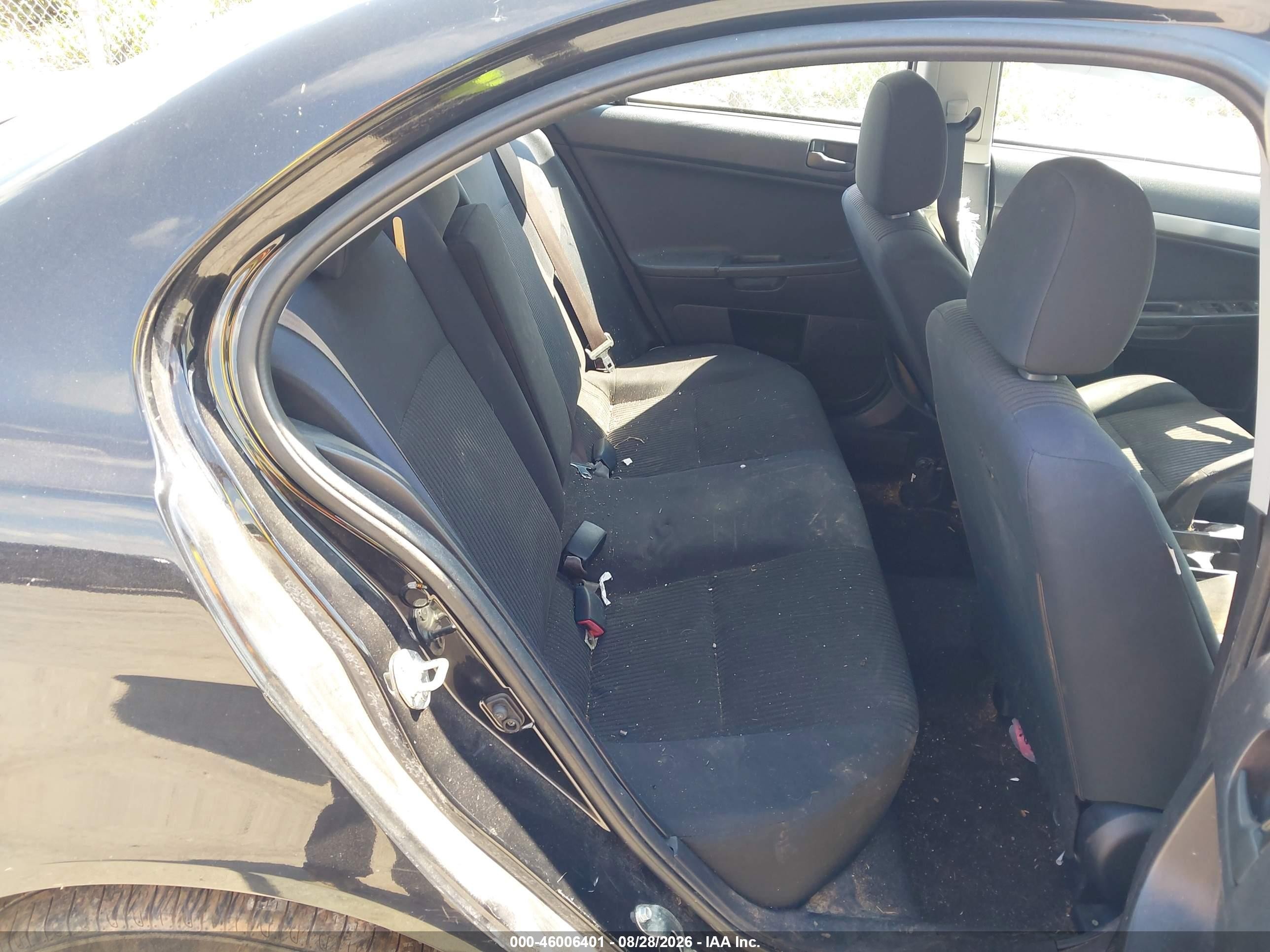 2014 Mitsubishi Lancer Se Black vin: JA32V2FW4EU008621