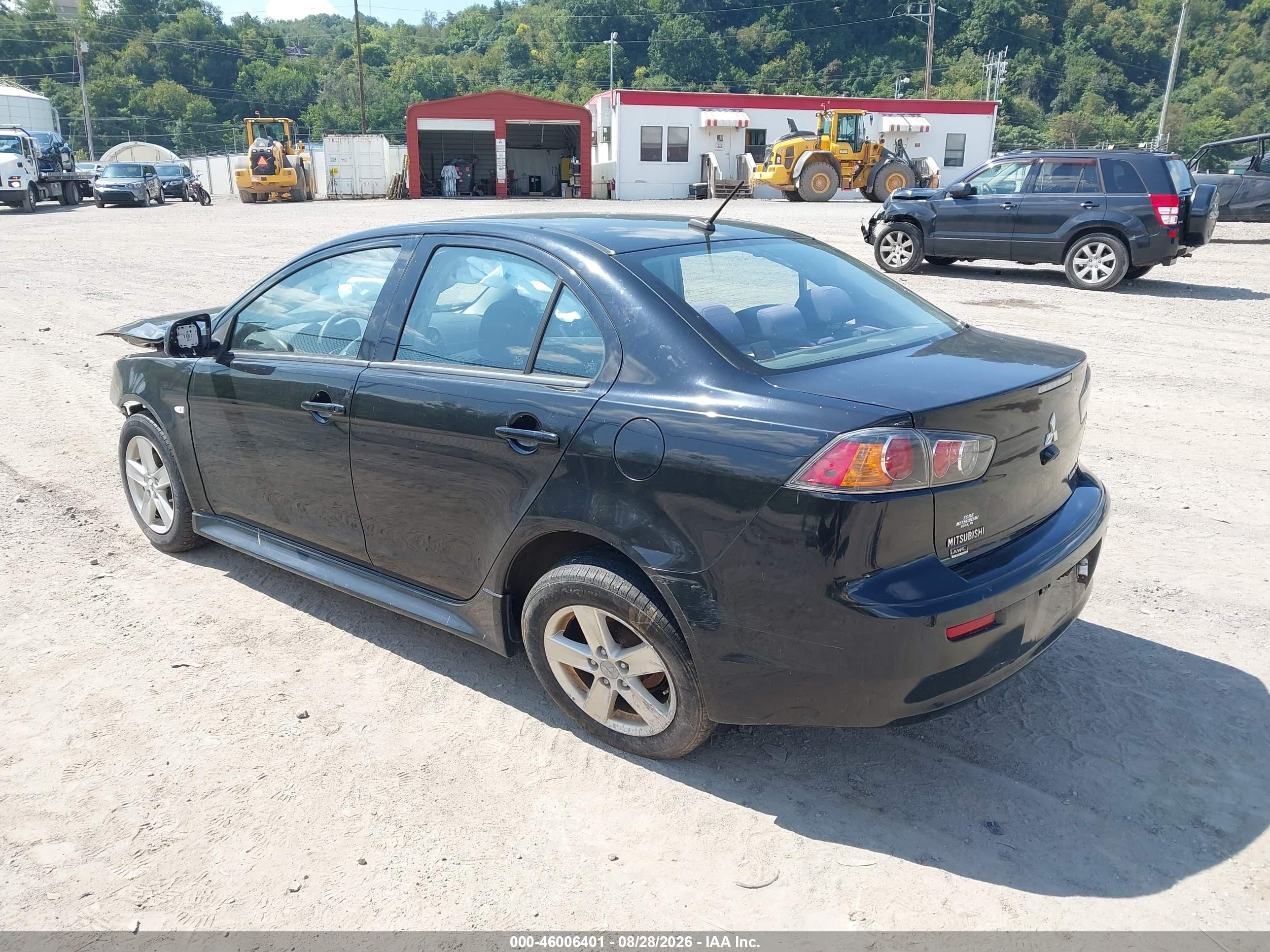 2014 Mitsubishi Lancer Se Black vin: JA32V2FW4EU008621