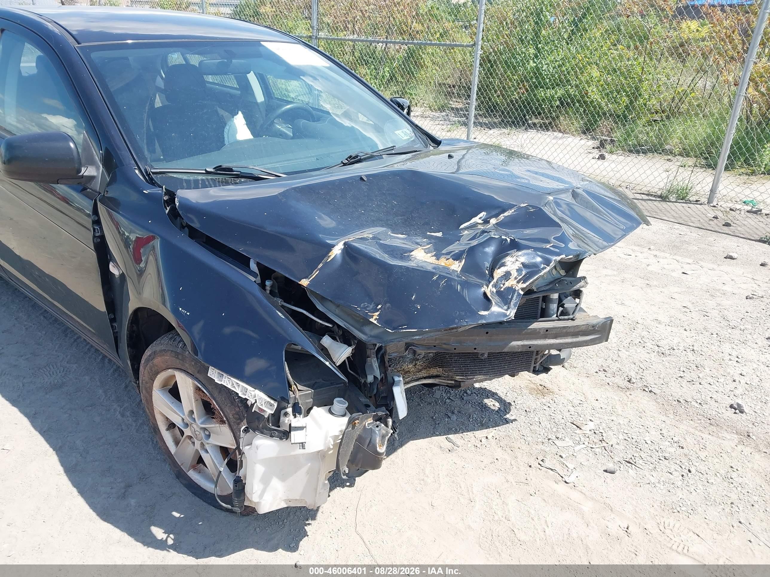 2014 Mitsubishi Lancer Se Black vin: JA32V2FW4EU008621