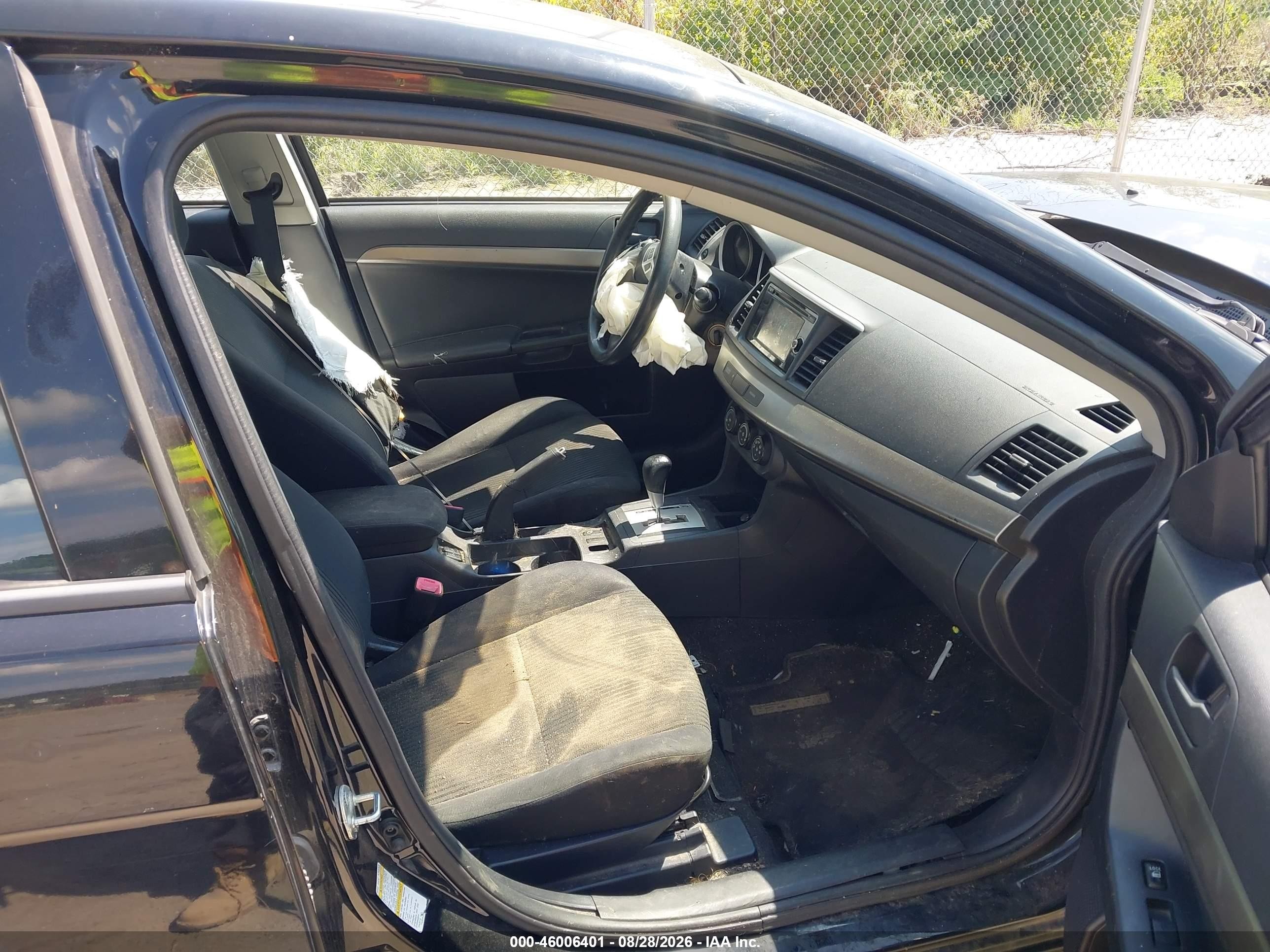 2014 Mitsubishi Lancer Se Black vin: JA32V2FW4EU008621