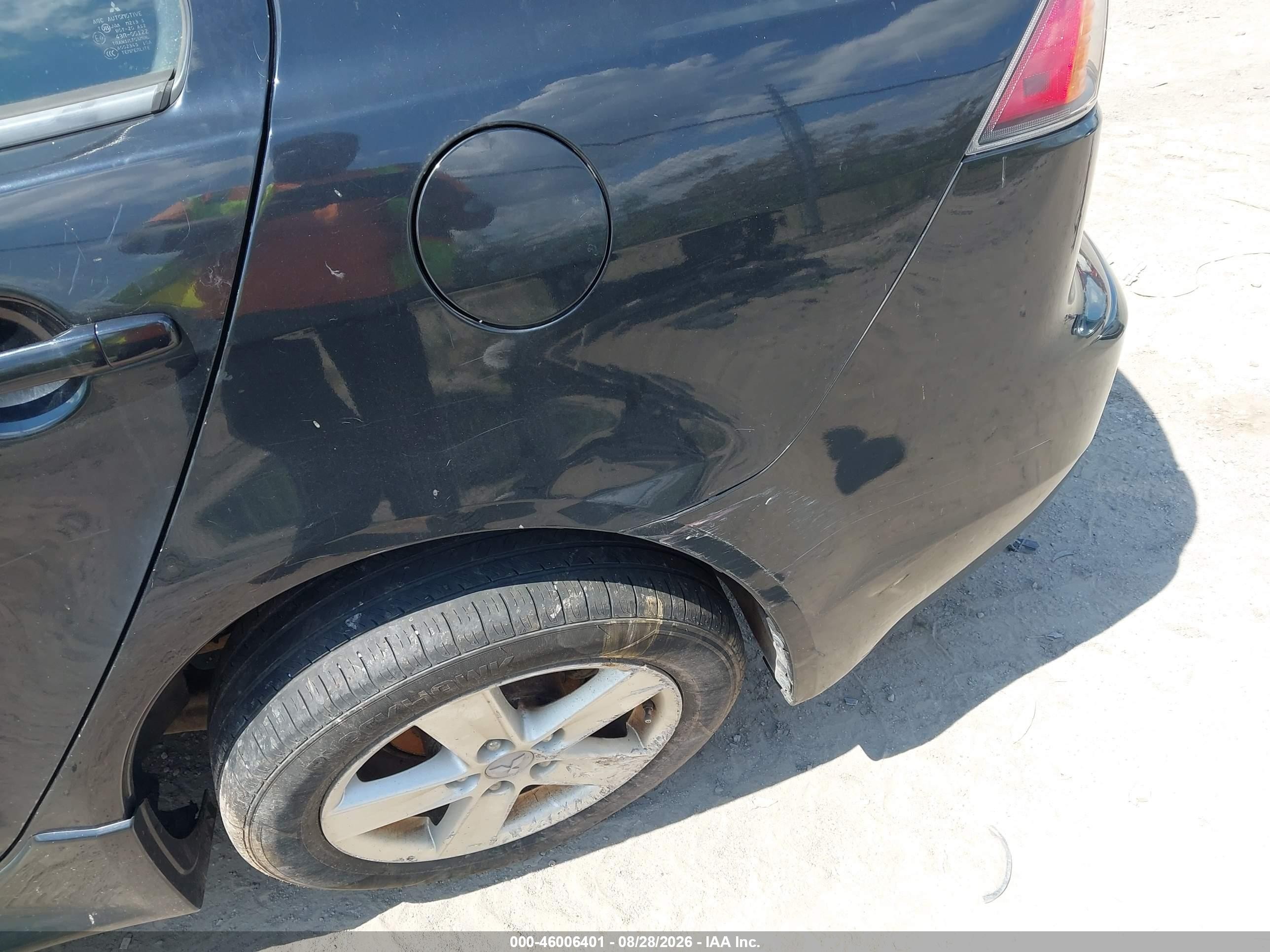 2014 Mitsubishi Lancer Se Black vin: JA32V2FW4EU008621