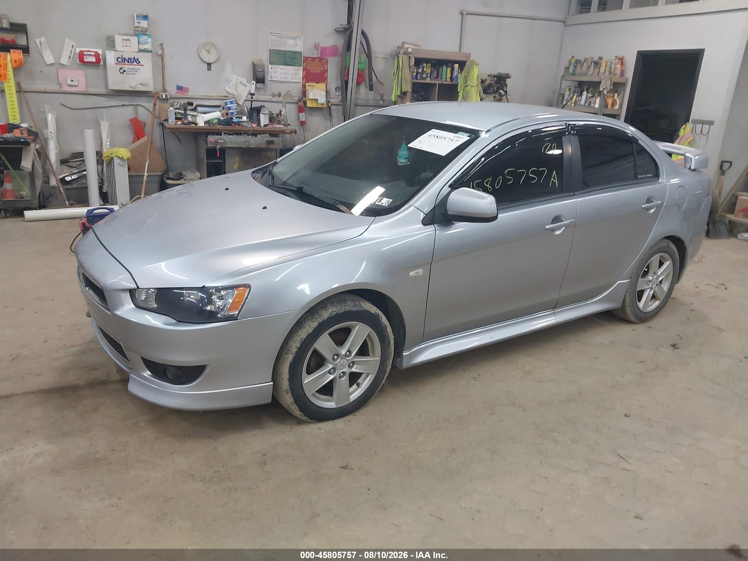 2014 Mitsubishi Lancer Se Silver vin: JA32V2FW5EU021202