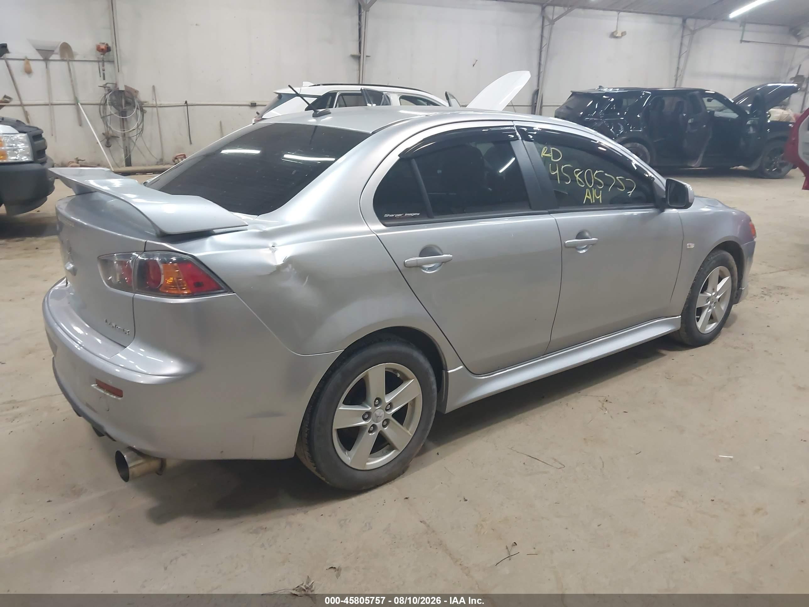 2014 Mitsubishi Lancer Se Silver vin: JA32V2FW5EU021202