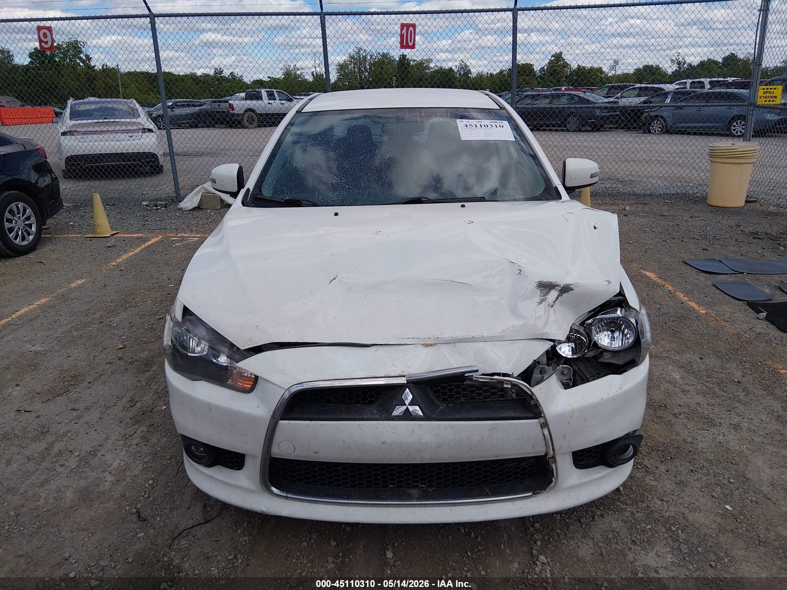 2015 Mitsubishi Lancer Se White vin: JA32V2FW5FU019242