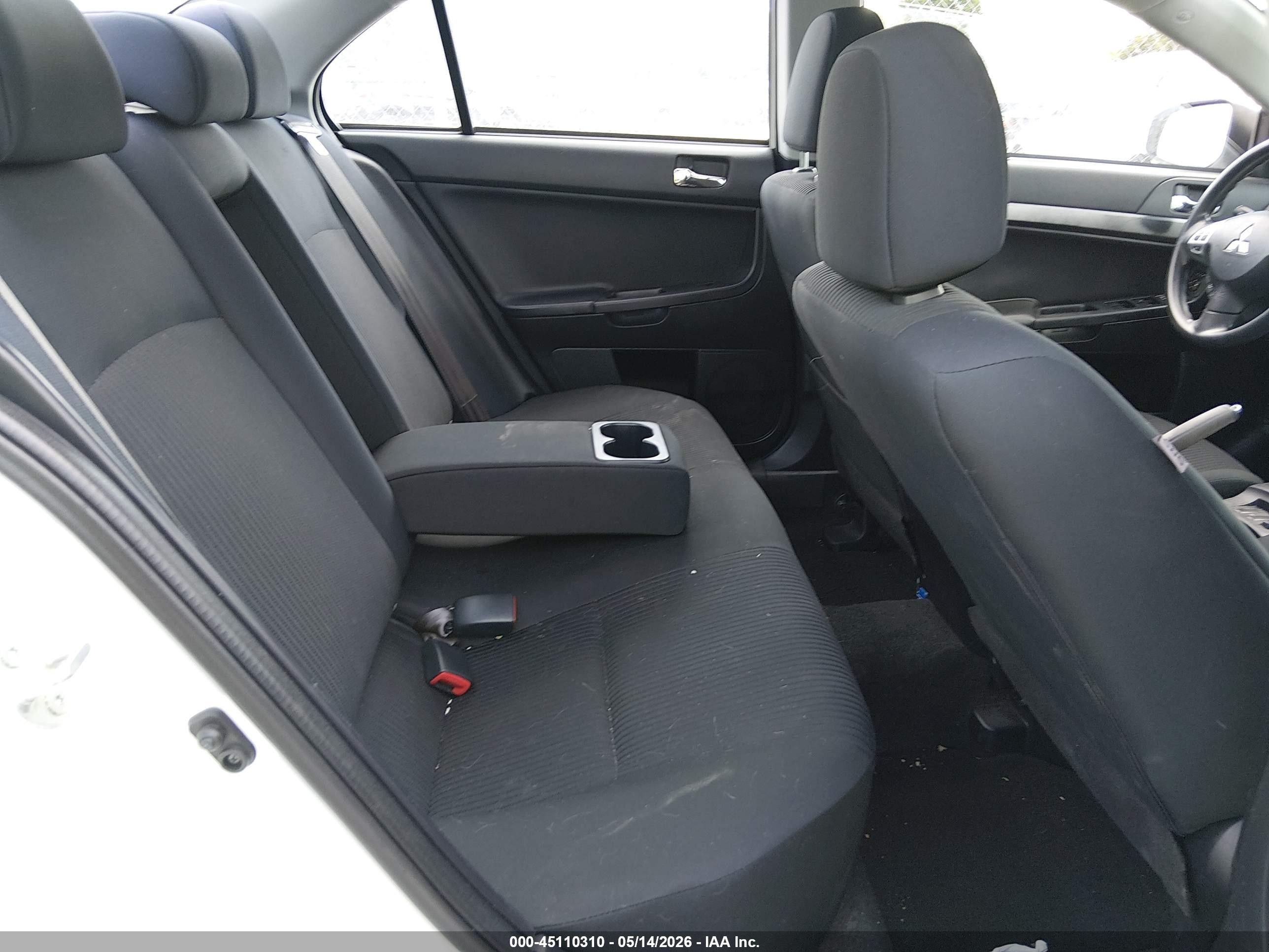 2015 Mitsubishi Lancer Se White vin: JA32V2FW5FU019242