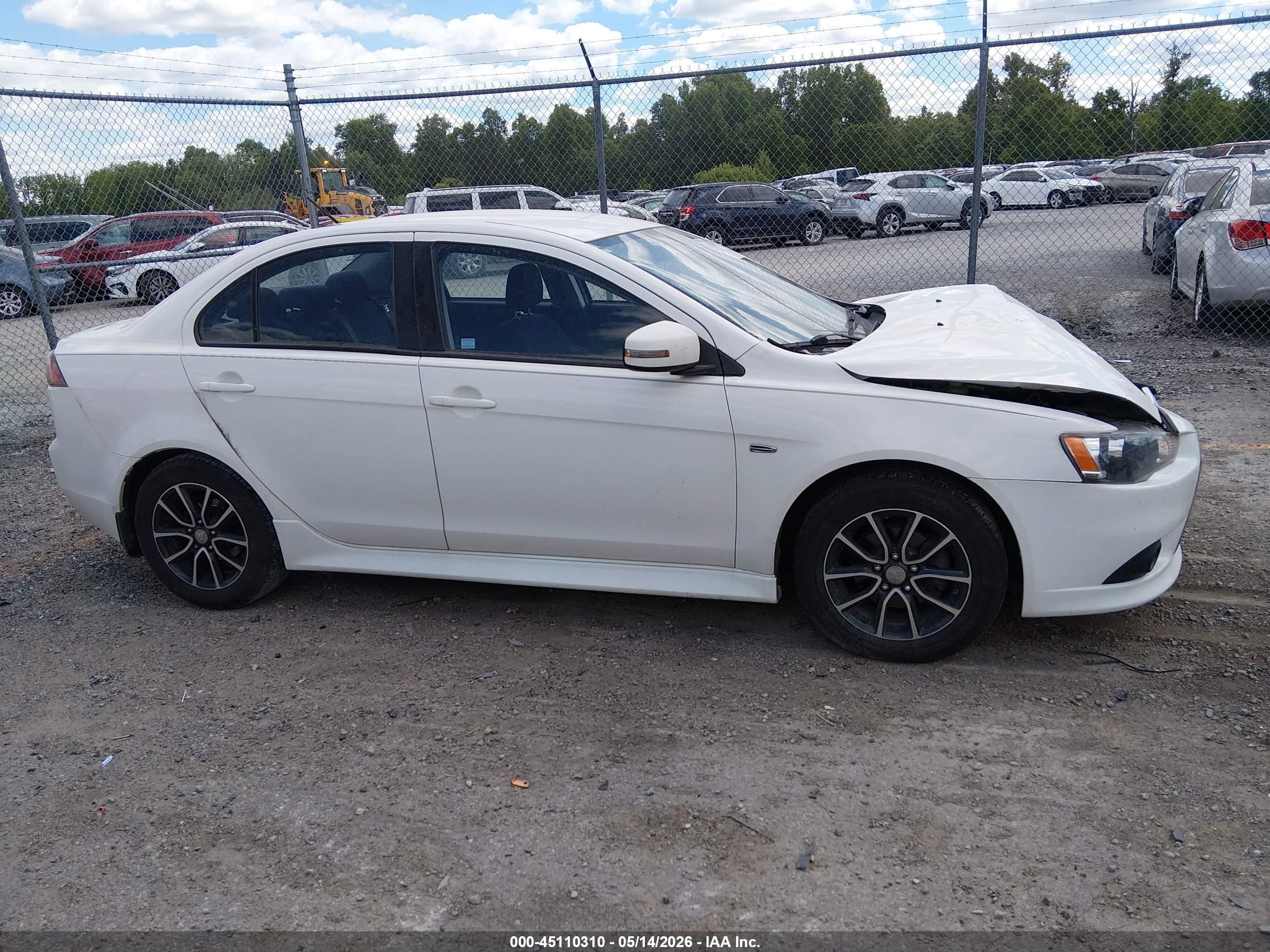 2015 Mitsubishi Lancer Se White vin: JA32V2FW5FU019242