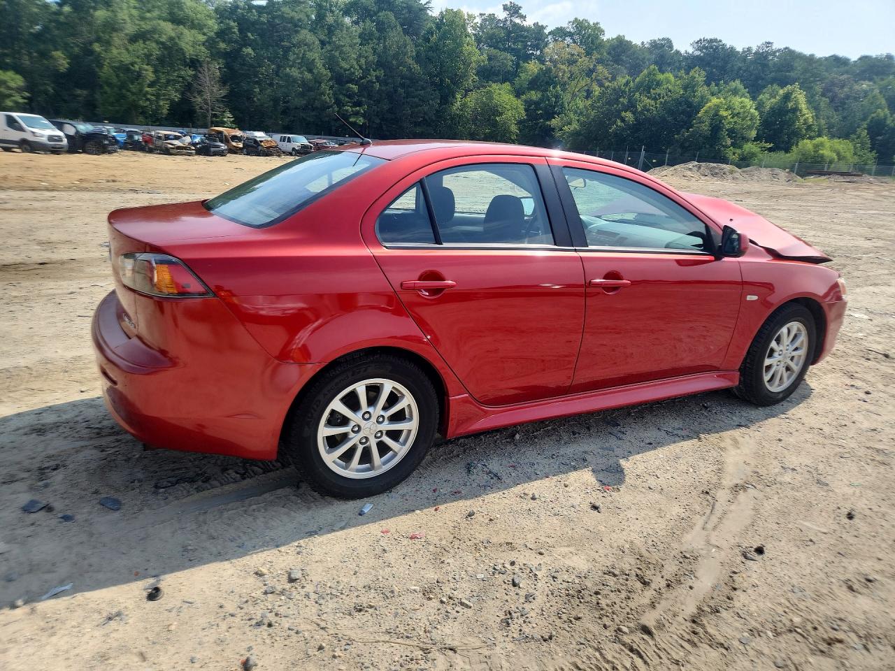2012 Mitsubishi Lancer Se Red vin: JA32V2FW7CU018069