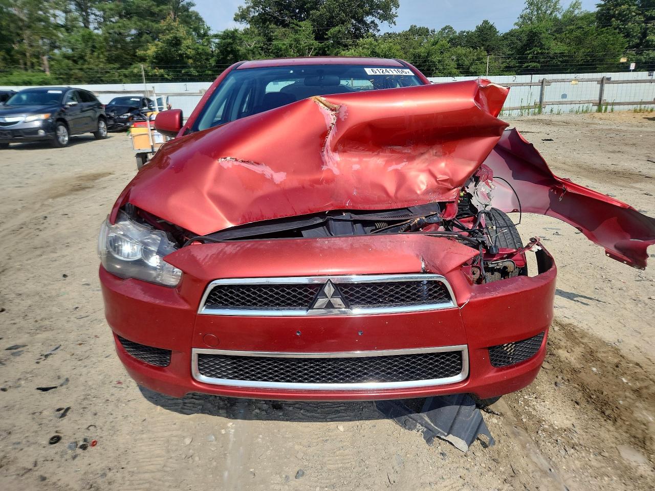 2012 Mitsubishi Lancer Se Red vin: JA32V2FW7CU018069