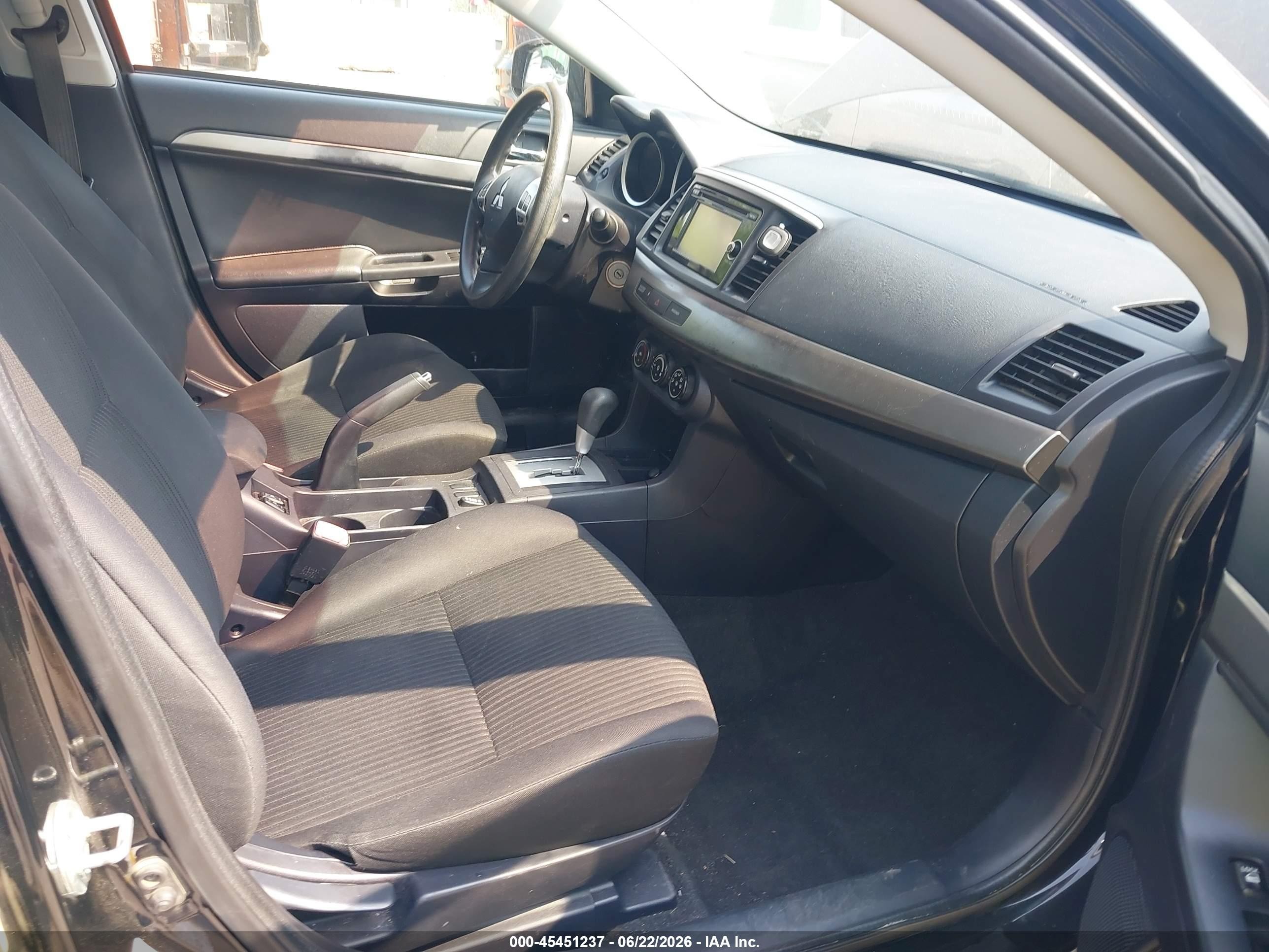2015 Mitsubishi Lancer Se Black vin: JA32V2FW7FU024183