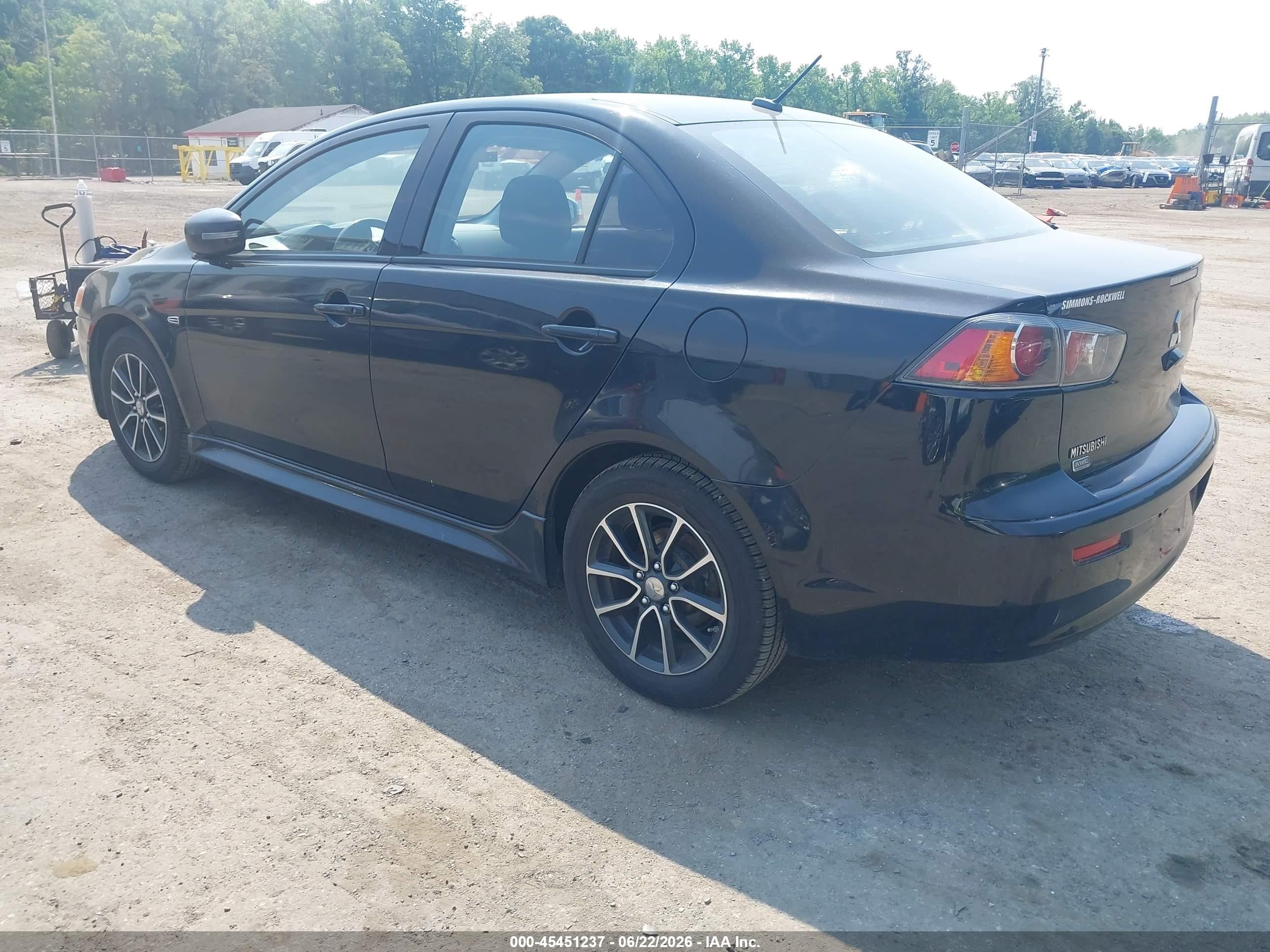 2015 Mitsubishi Lancer Se Black vin: JA32V2FW7FU024183