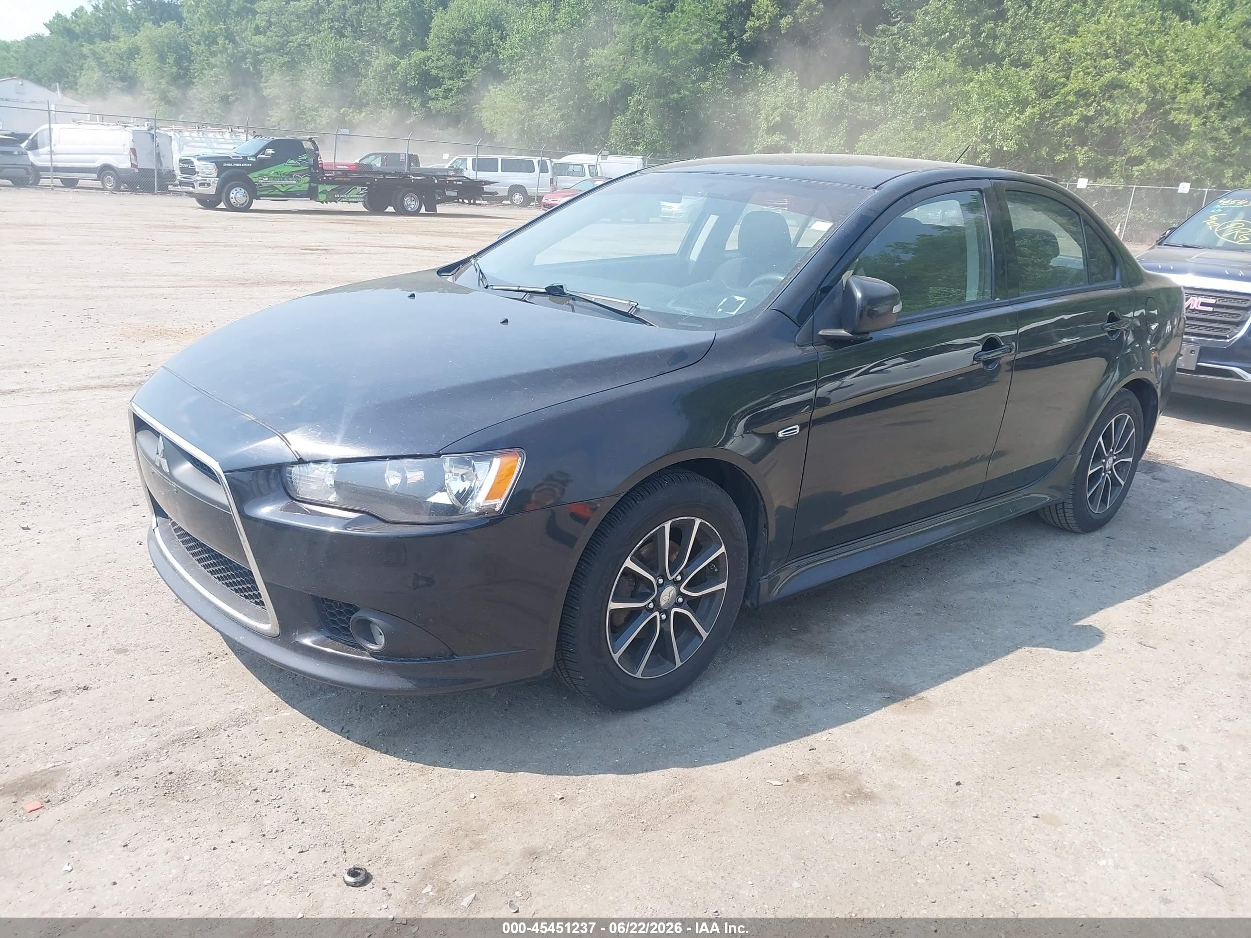 2015 Mitsubishi Lancer Se Black vin: JA32V2FW7FU024183