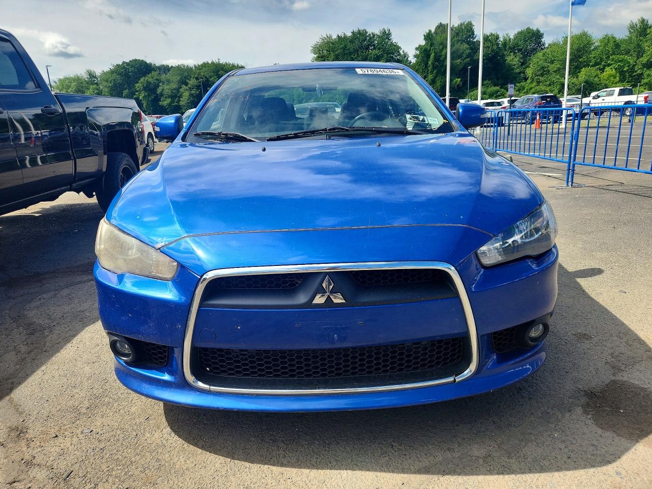 2015 Mitsubishi Lancer Se Blue vin: JA32V2FW7FU025155