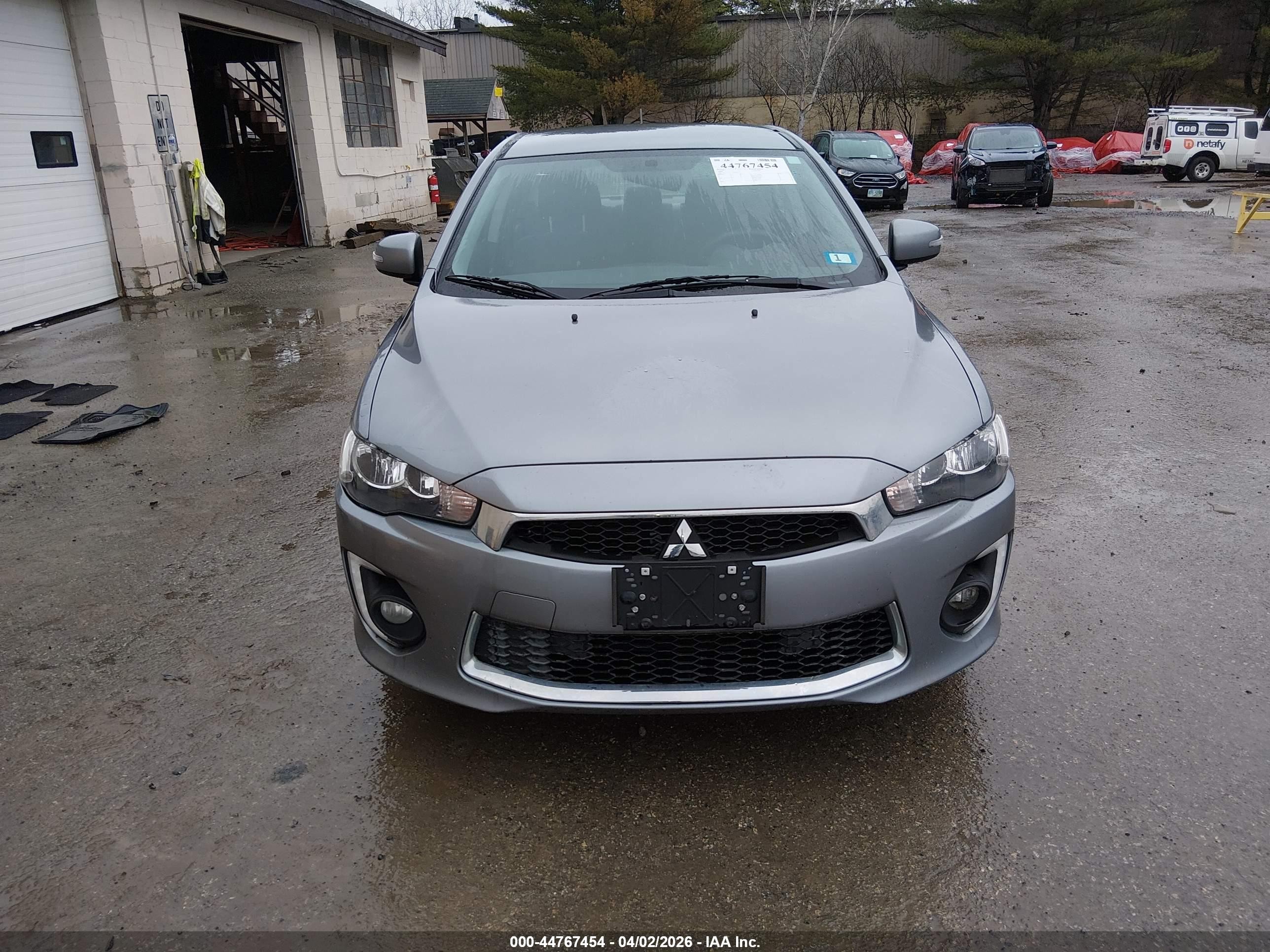 2016 Mitsubishi Lancer Es Light Blue vin: JA32V2FW7GU003061
