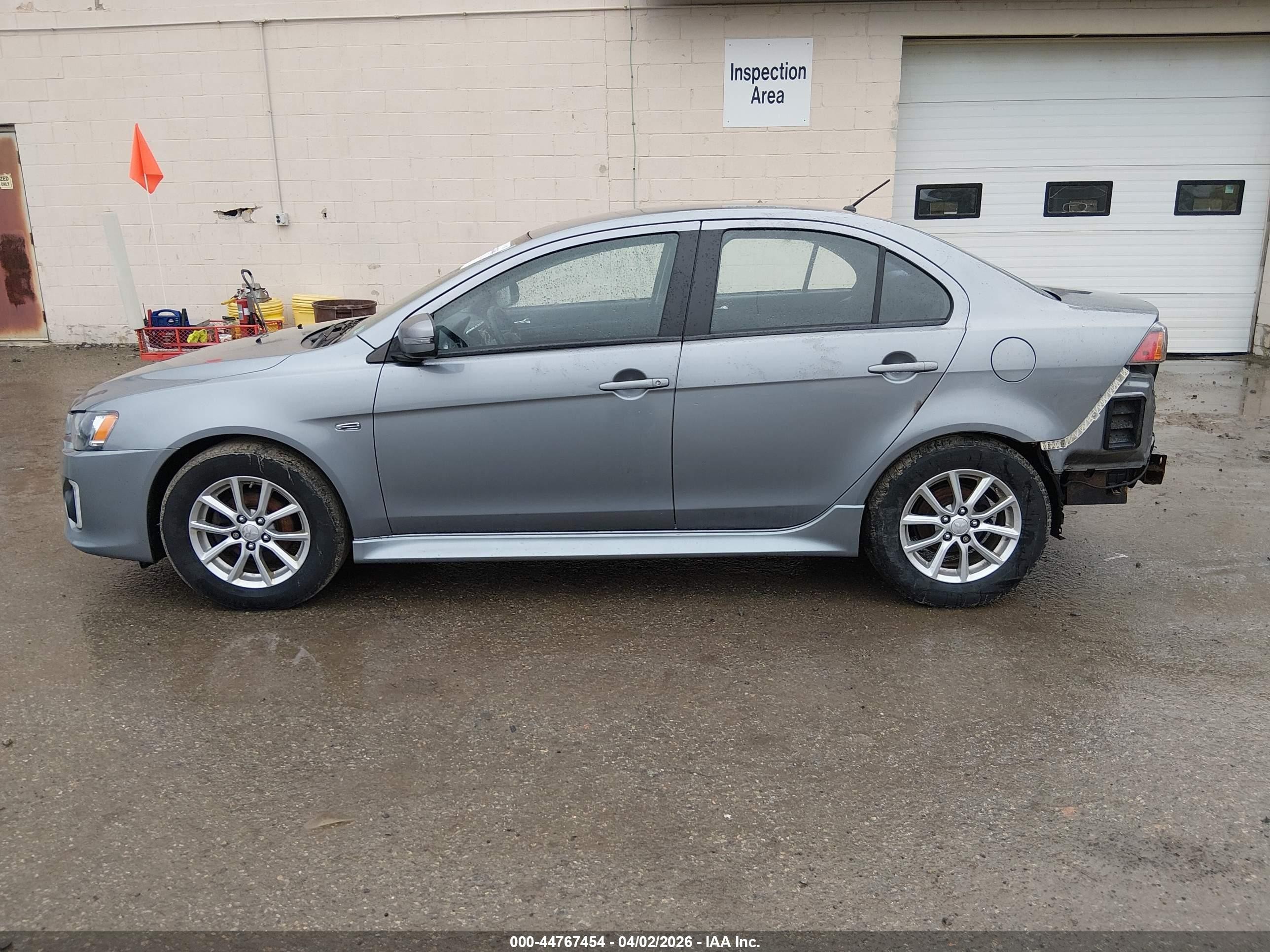 2016 Mitsubishi Lancer Es Light Blue vin: JA32V2FW7GU003061