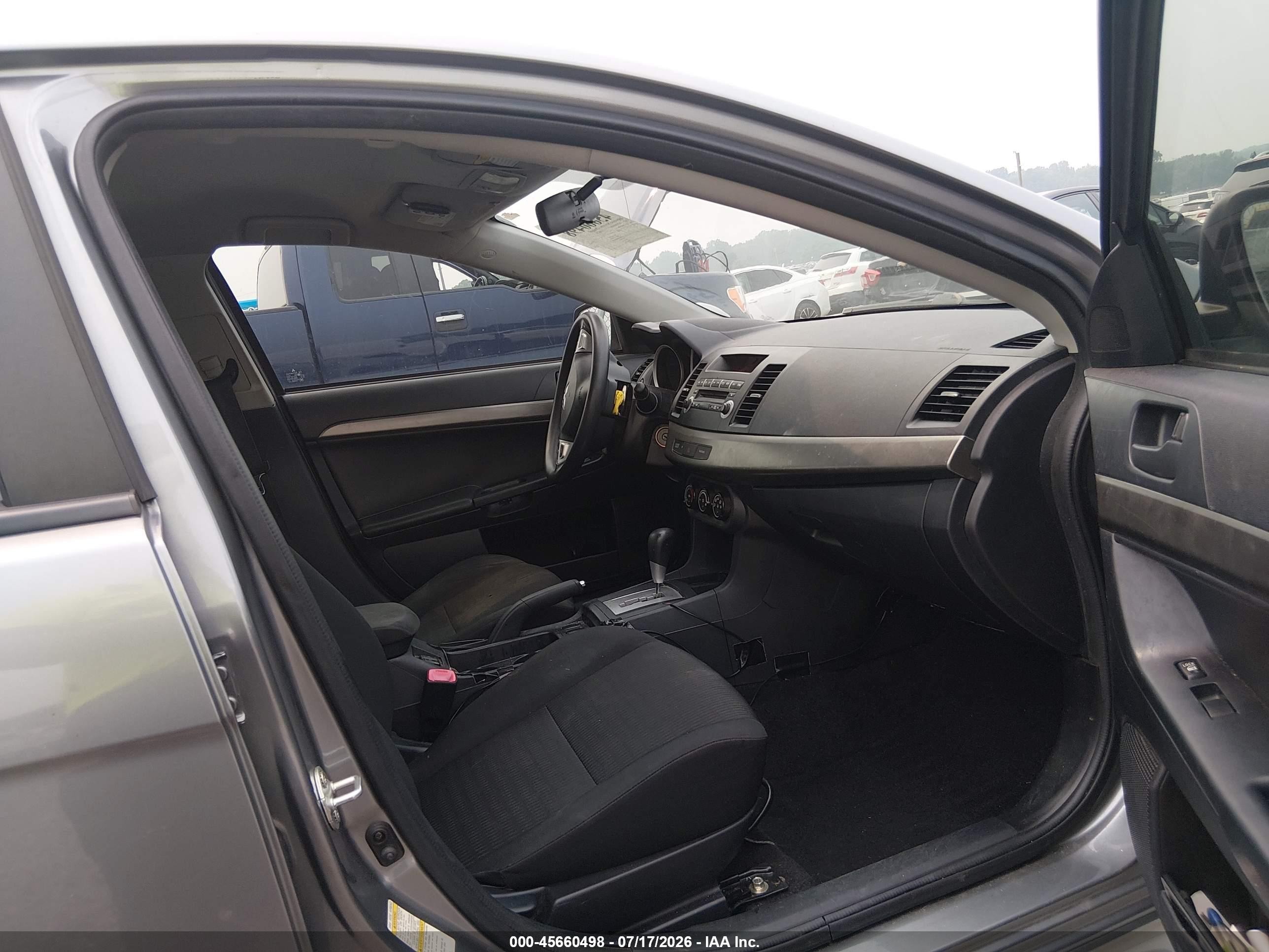 2012 Mitsubishi Lancer Se Gray vin: JA32V2FW8CU016413