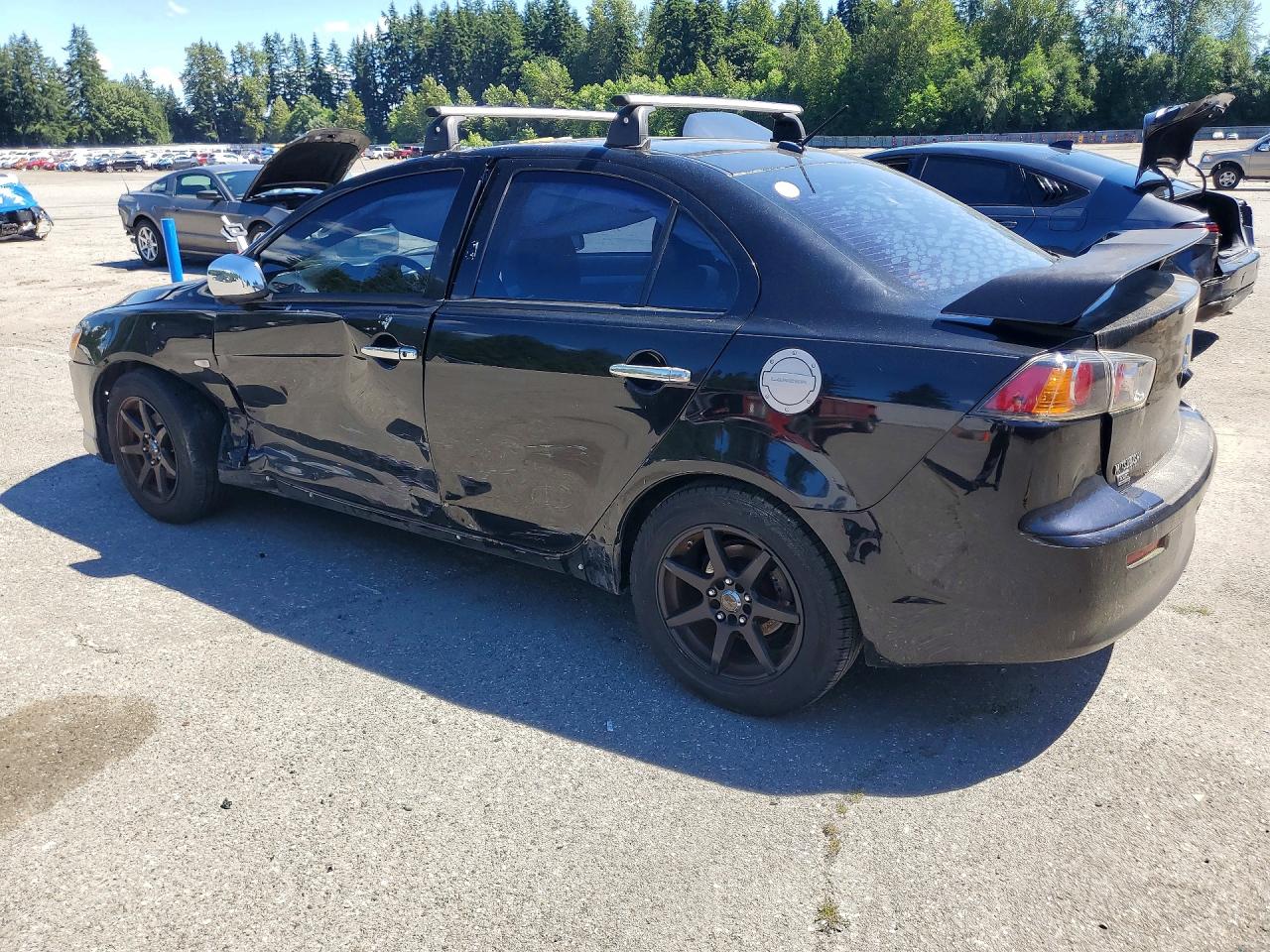 2014 Mitsubishi Lancer Se Black vin: JA32V2FW8EU018729