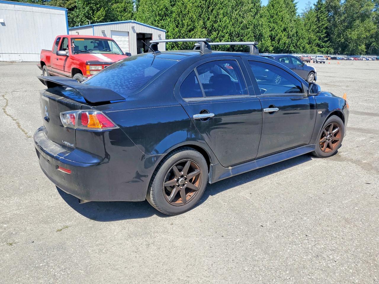 2014 Mitsubishi Lancer Se Black vin: JA32V2FW8EU018729