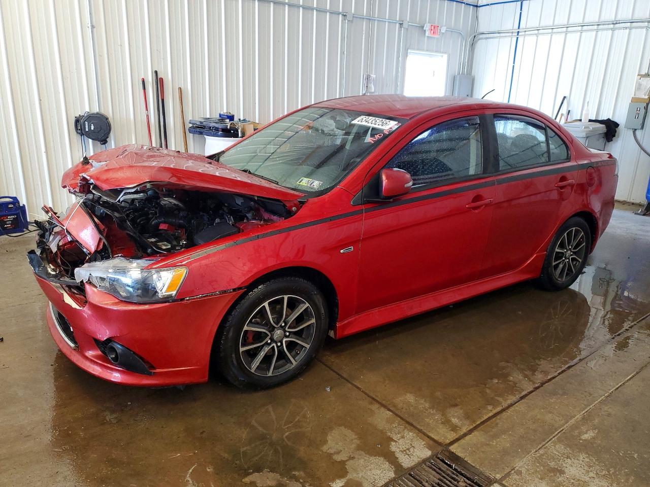 2015 Mitsubishi Lancer Se Red vin: JA32V2FW8FU021826