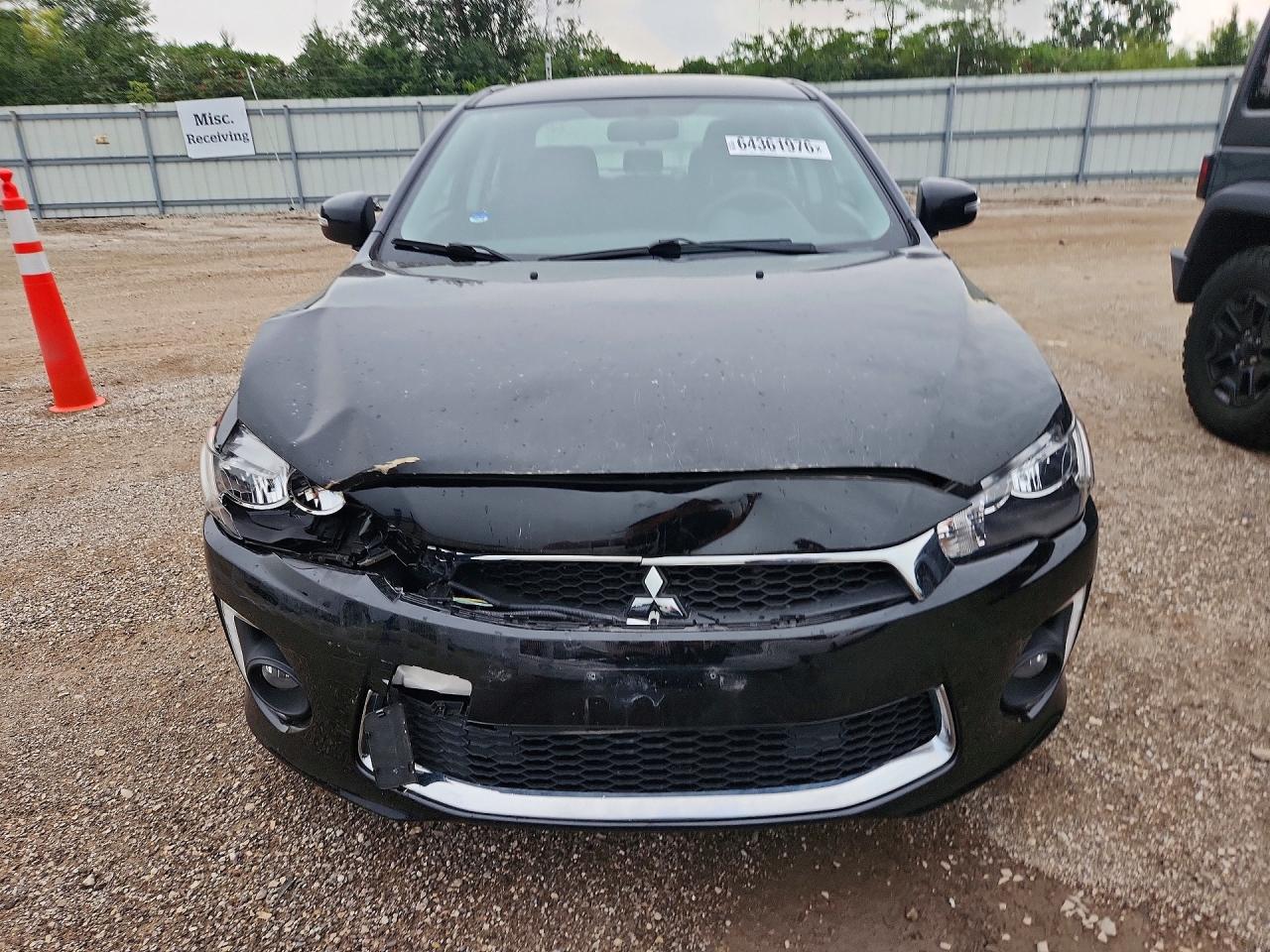 2016 Mitsubishi Lancer Es Black vin: JA32V2FW8GU003716