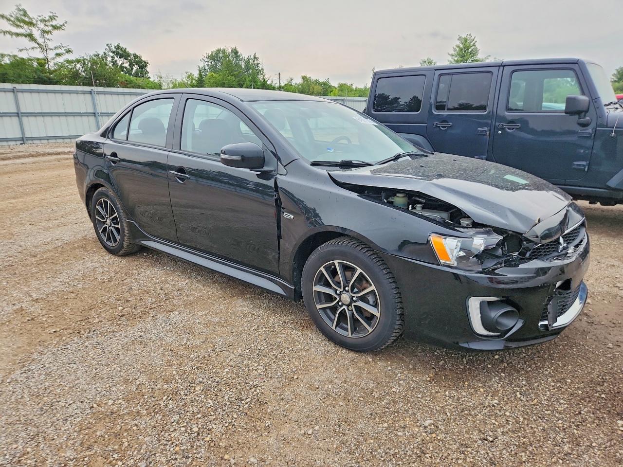 2016 Mitsubishi Lancer Es Black vin: JA32V2FW8GU003716