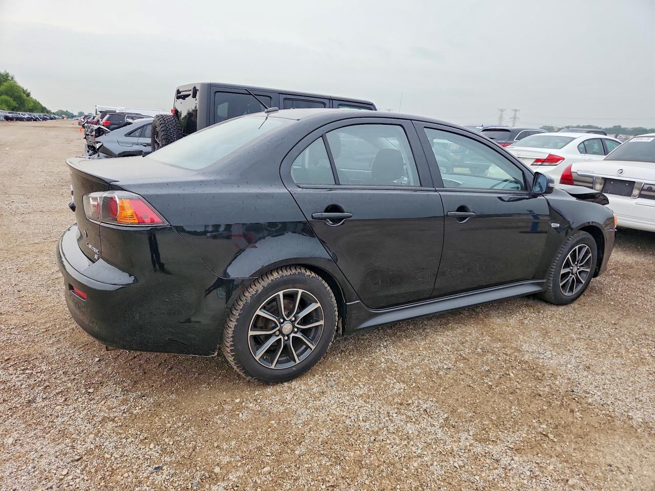 2016 Mitsubishi Lancer Es Black vin: JA32V2FW8GU003716