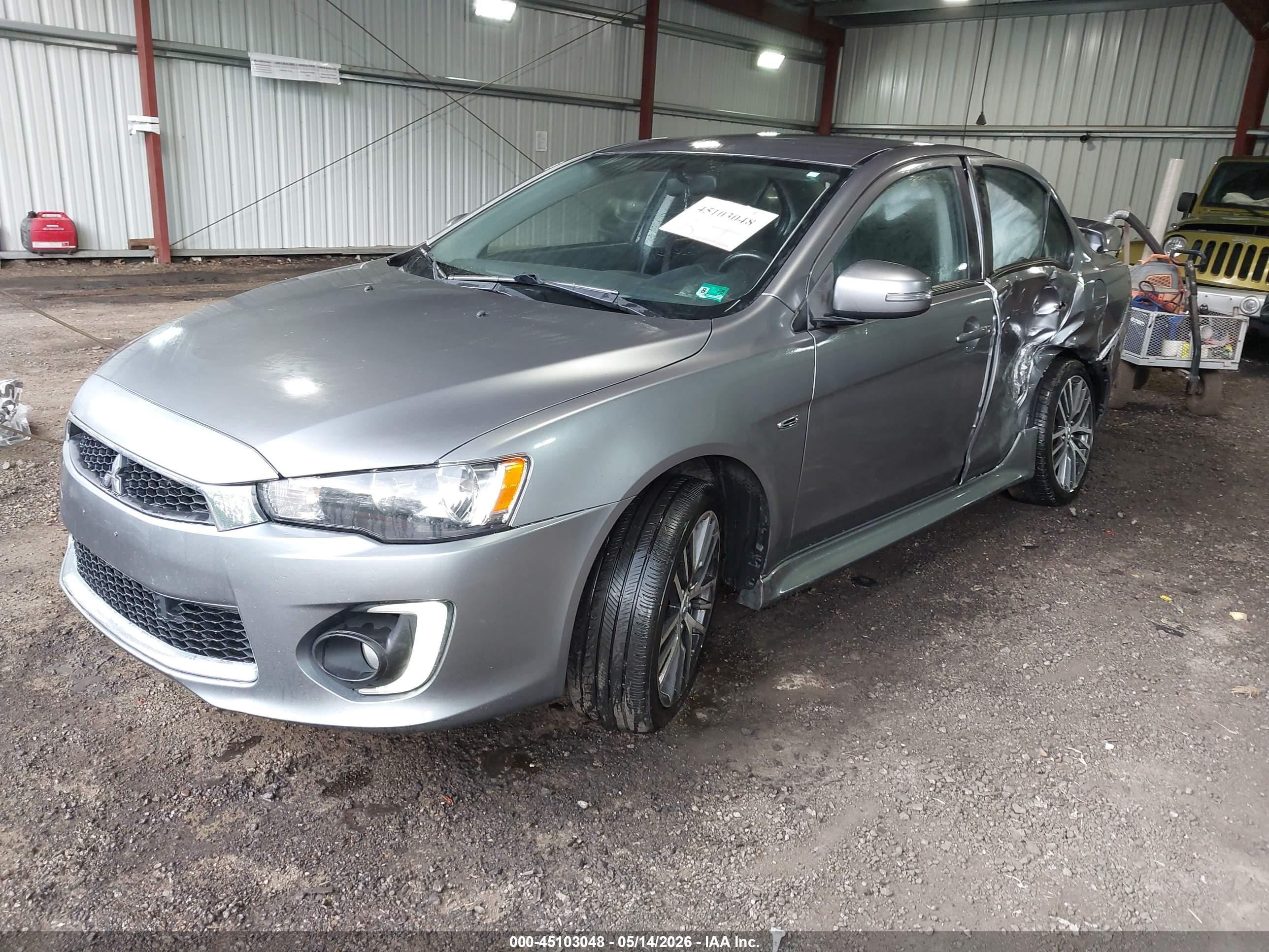 2017 Mitsubishi Lancer Es/se/sel Blue vin: JA32V2FW8HU001692