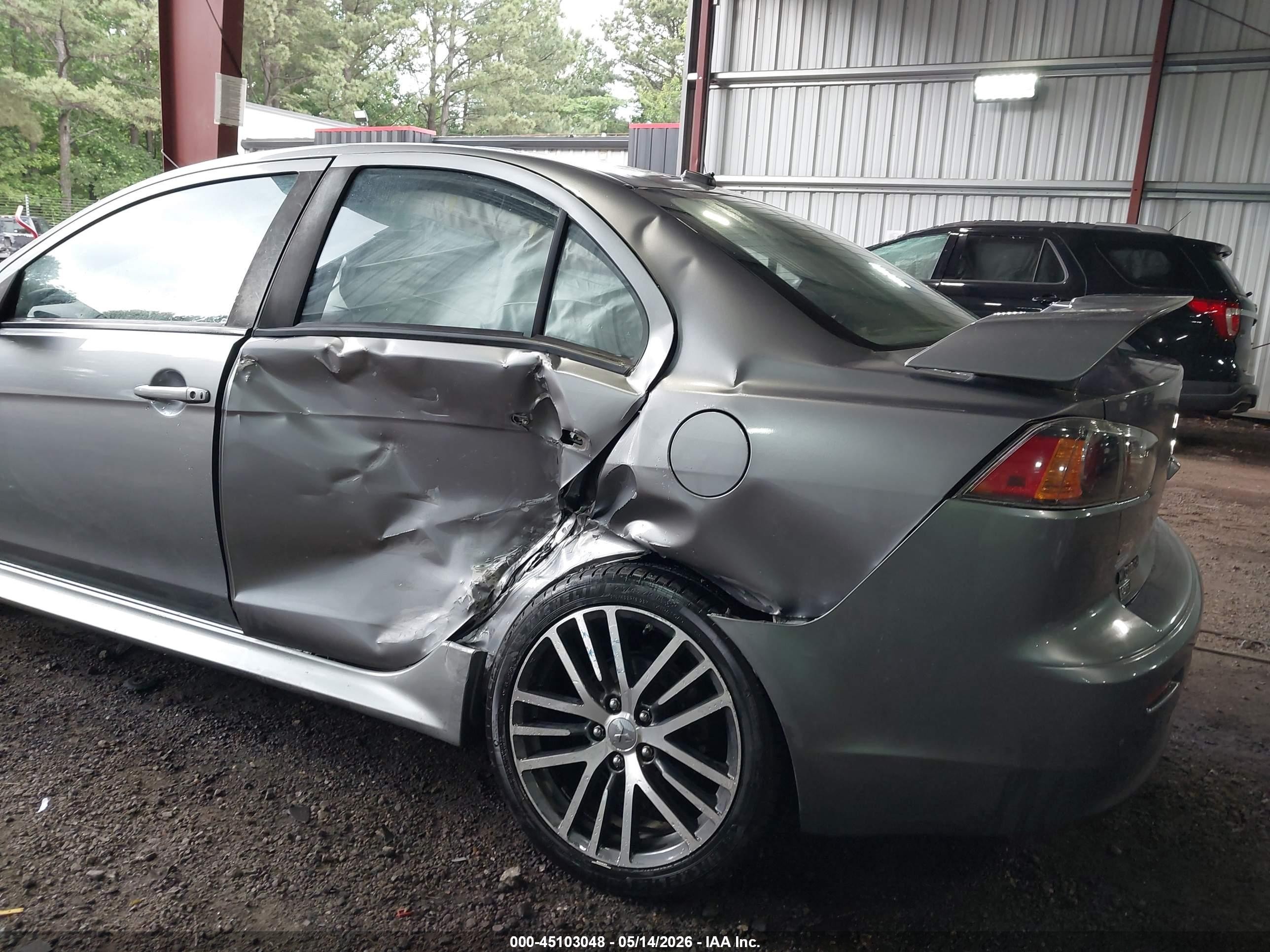 2017 Mitsubishi Lancer Es/se/sel Blue vin: JA32V2FW8HU001692