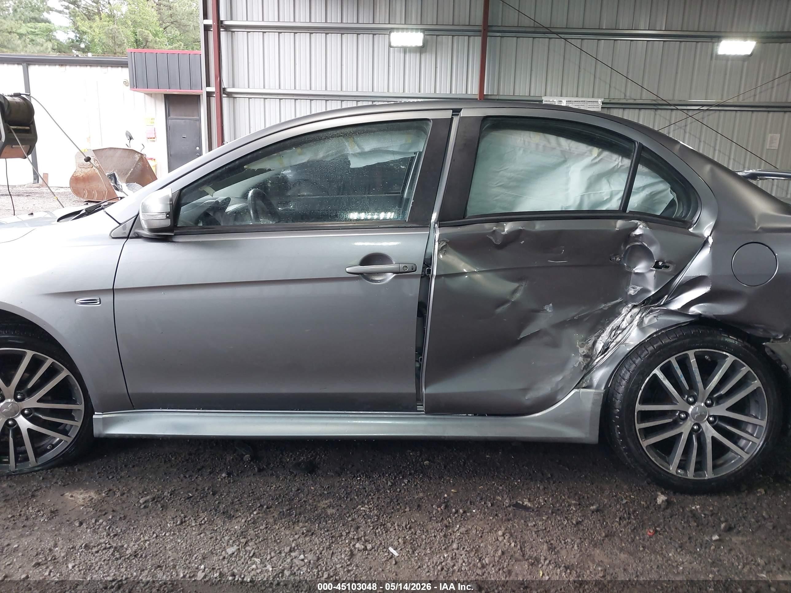 2017 Mitsubishi Lancer Es/se/sel Blue vin: JA32V2FW8HU001692