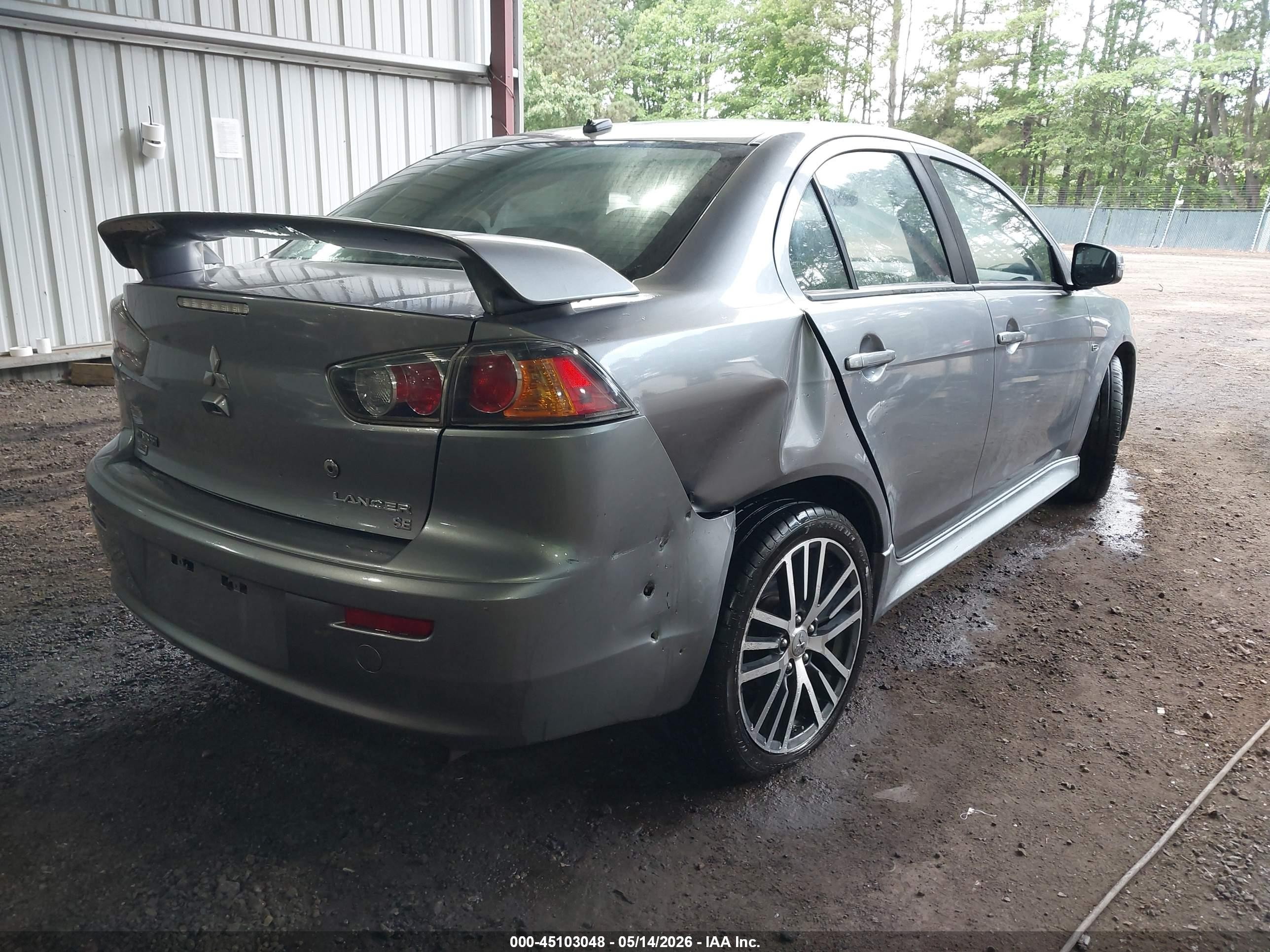 2017 Mitsubishi Lancer Es/se/sel Blue vin: JA32V2FW8HU001692