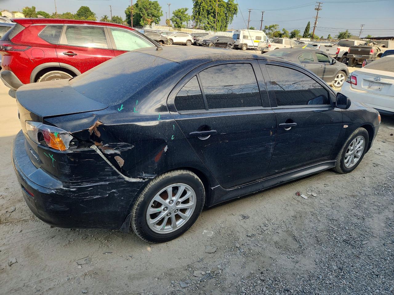 2012 Mitsubishi Lancer Se Black vin: JA32V2FW9CU021801