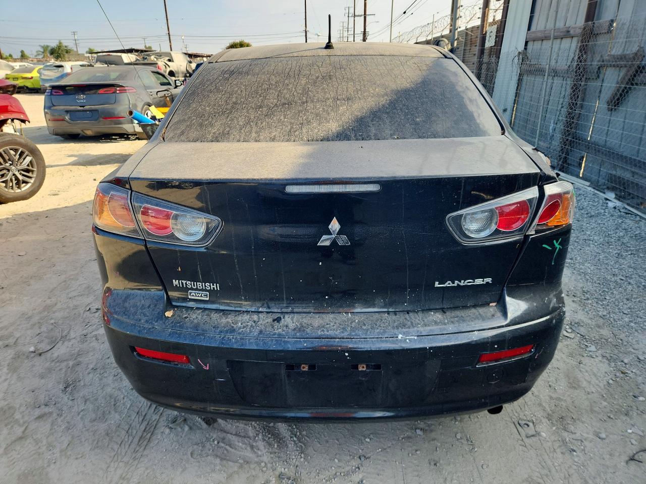2012 Mitsubishi Lancer Se Black vin: JA32V2FW9CU021801