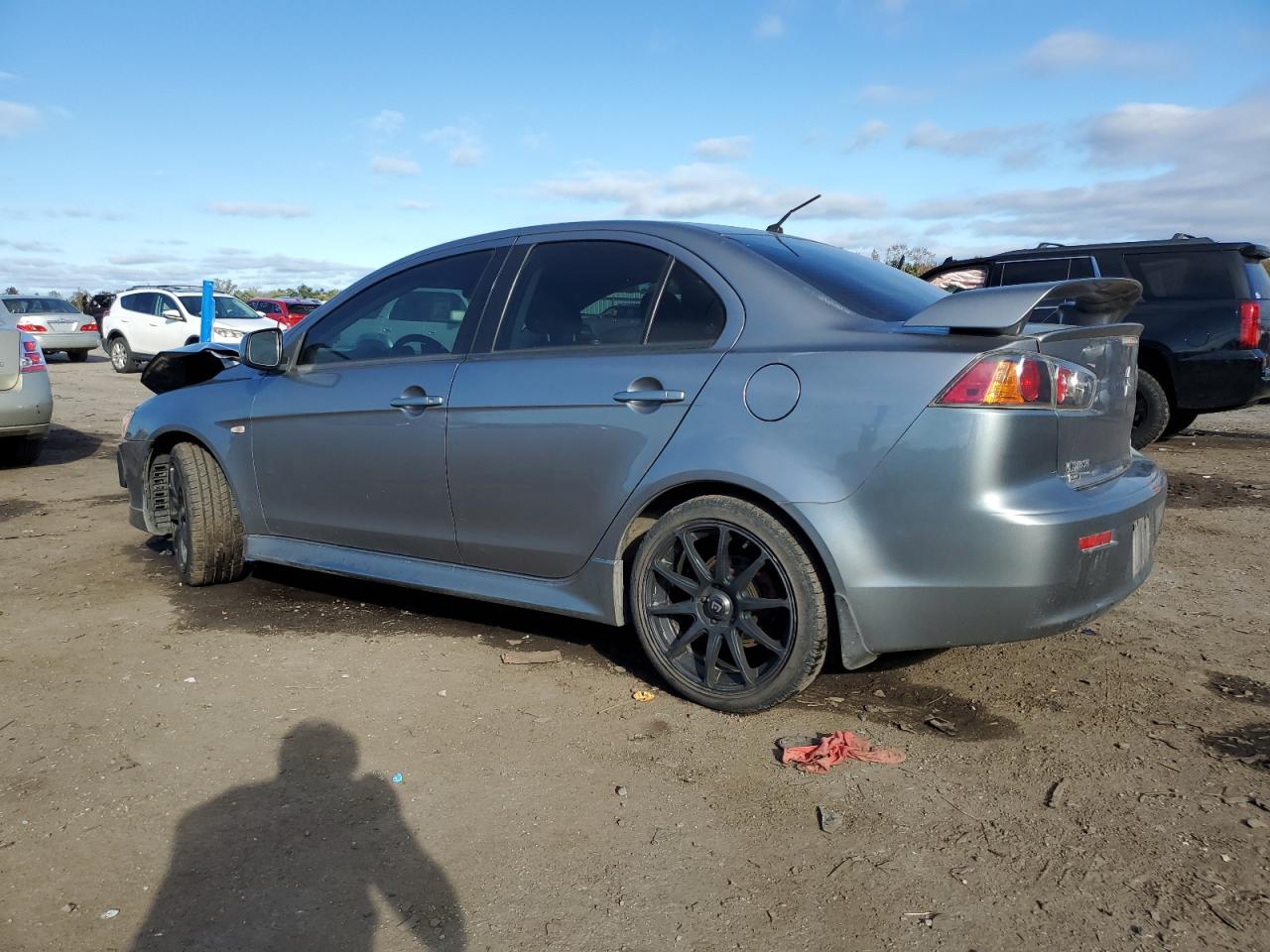 2012 Mitsubishi Lancer Se Gray vin: JA32V2FWXCU015683