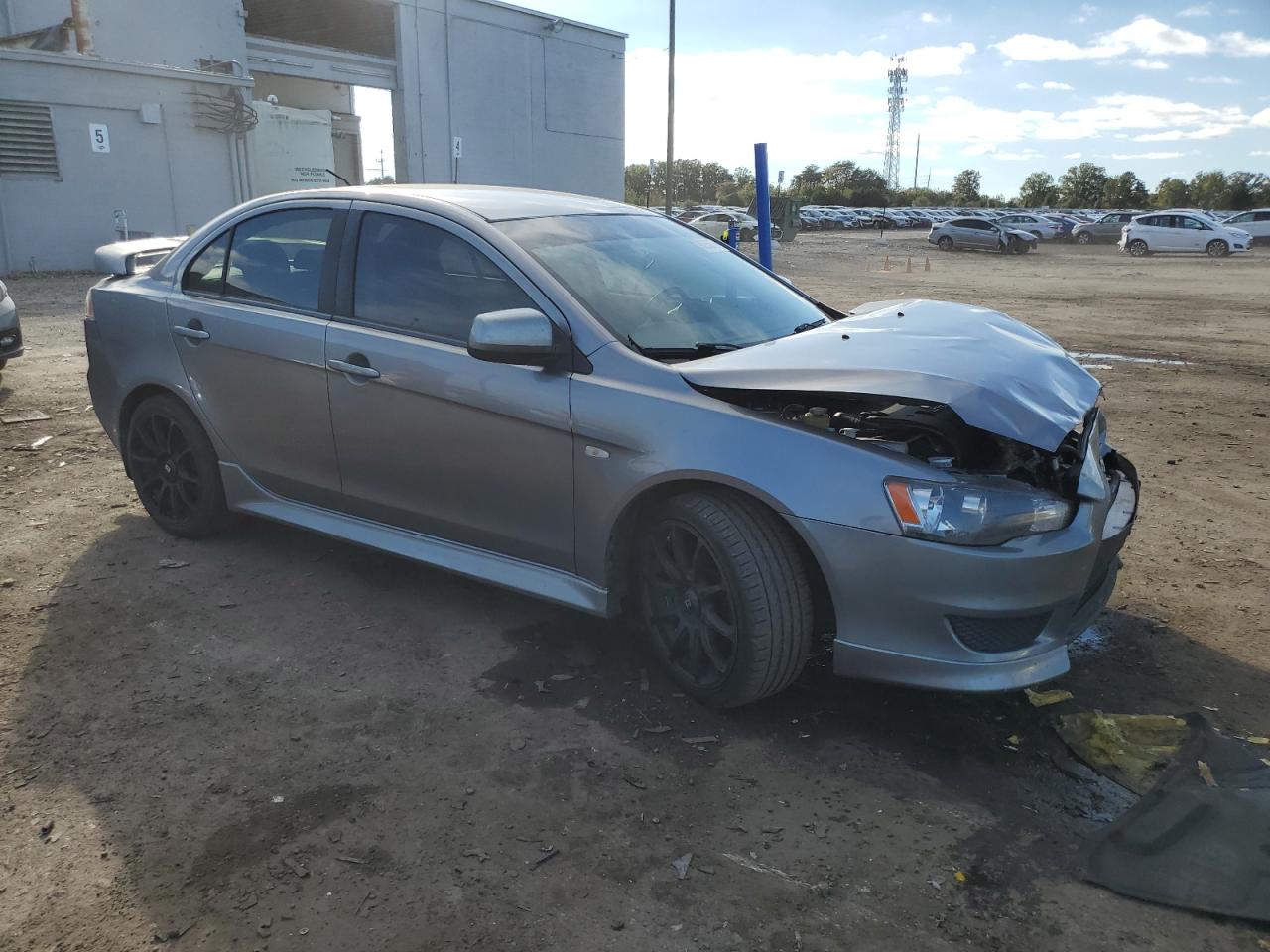 2012 Mitsubishi Lancer Se Gray vin: JA32V2FWXCU015683