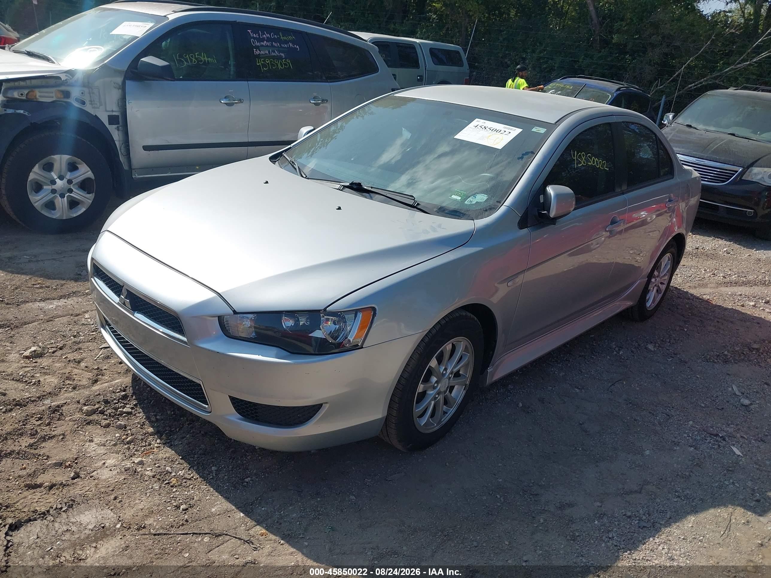 2012 Mitsubishi Lancer Se Серебряный vin: JA32V2FWXCU022018